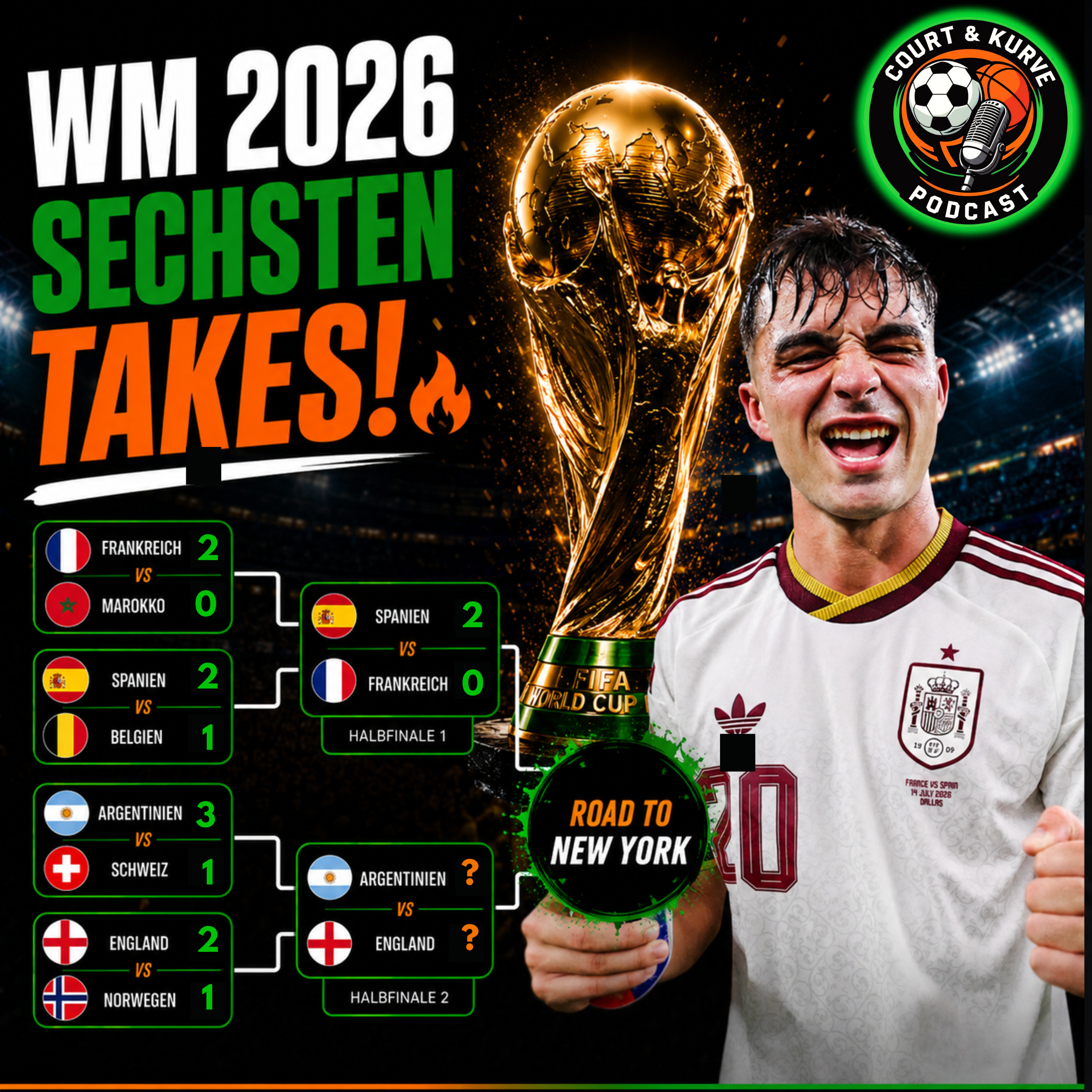 Spanien im Finale! | Frankreich geschockt & England vs. Argentinien im Mega-Check! | WM 2026 #8