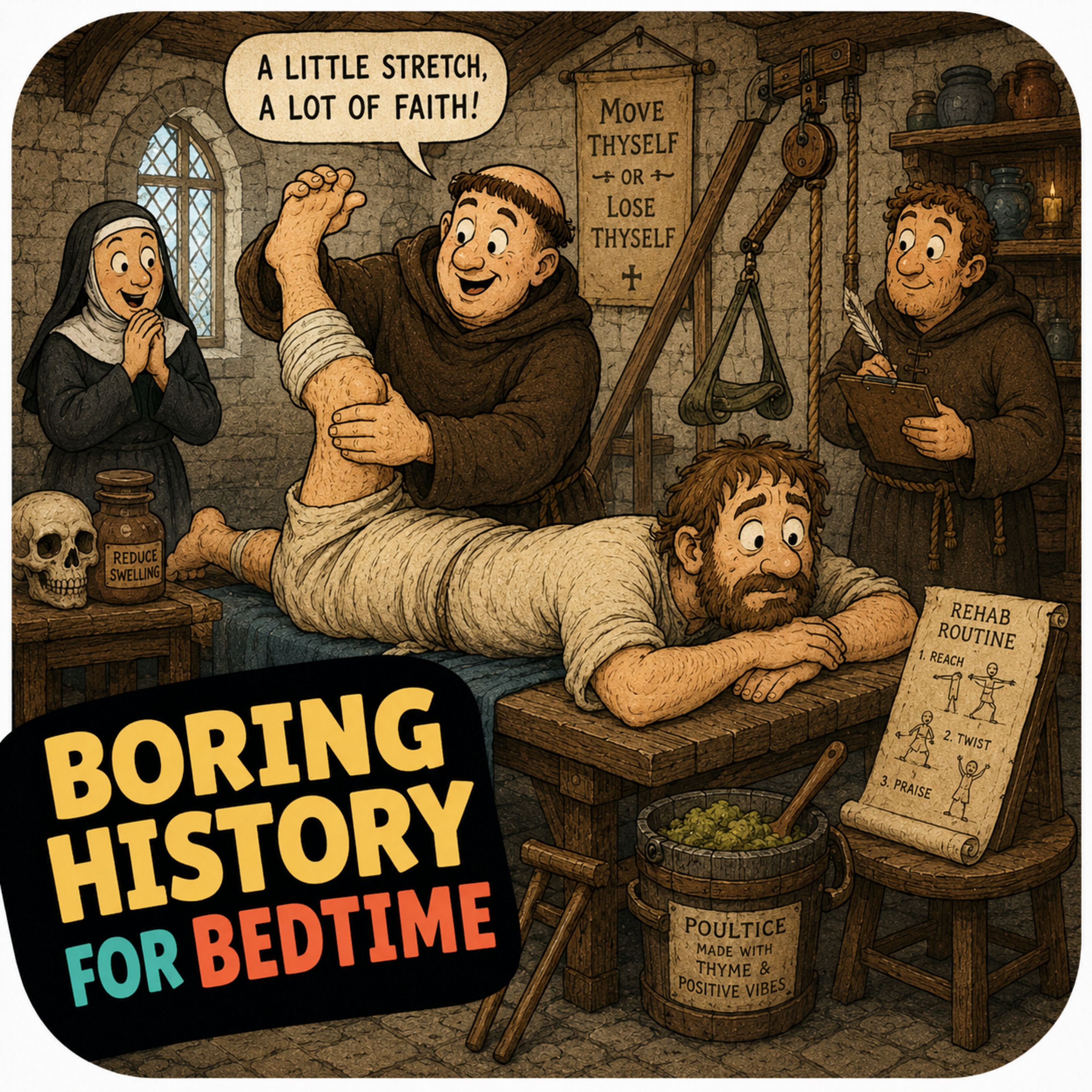 Medieval Physical Therapy: Pain Relief in the Middle Ages episode artwork