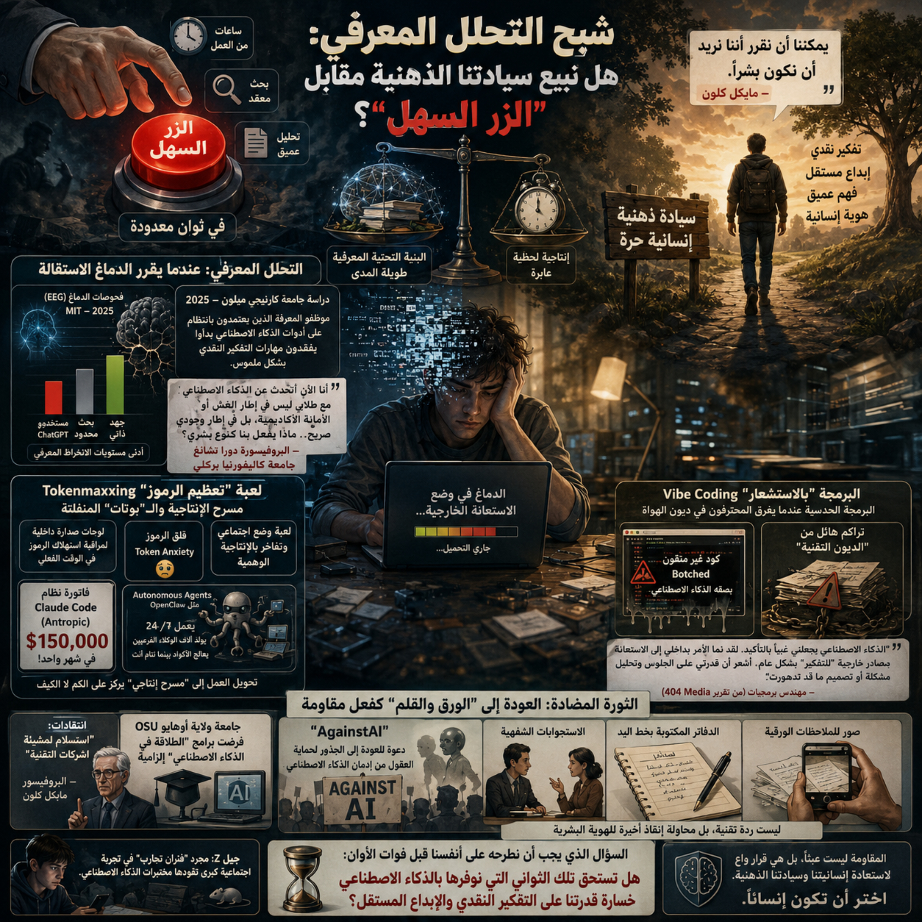 تآكل المهارات البرمجية في عصر الذكاء الاصطناعي...هل نبيع سيادتنا الذهنية مقابل "الزر السهل"؟ episode artwork