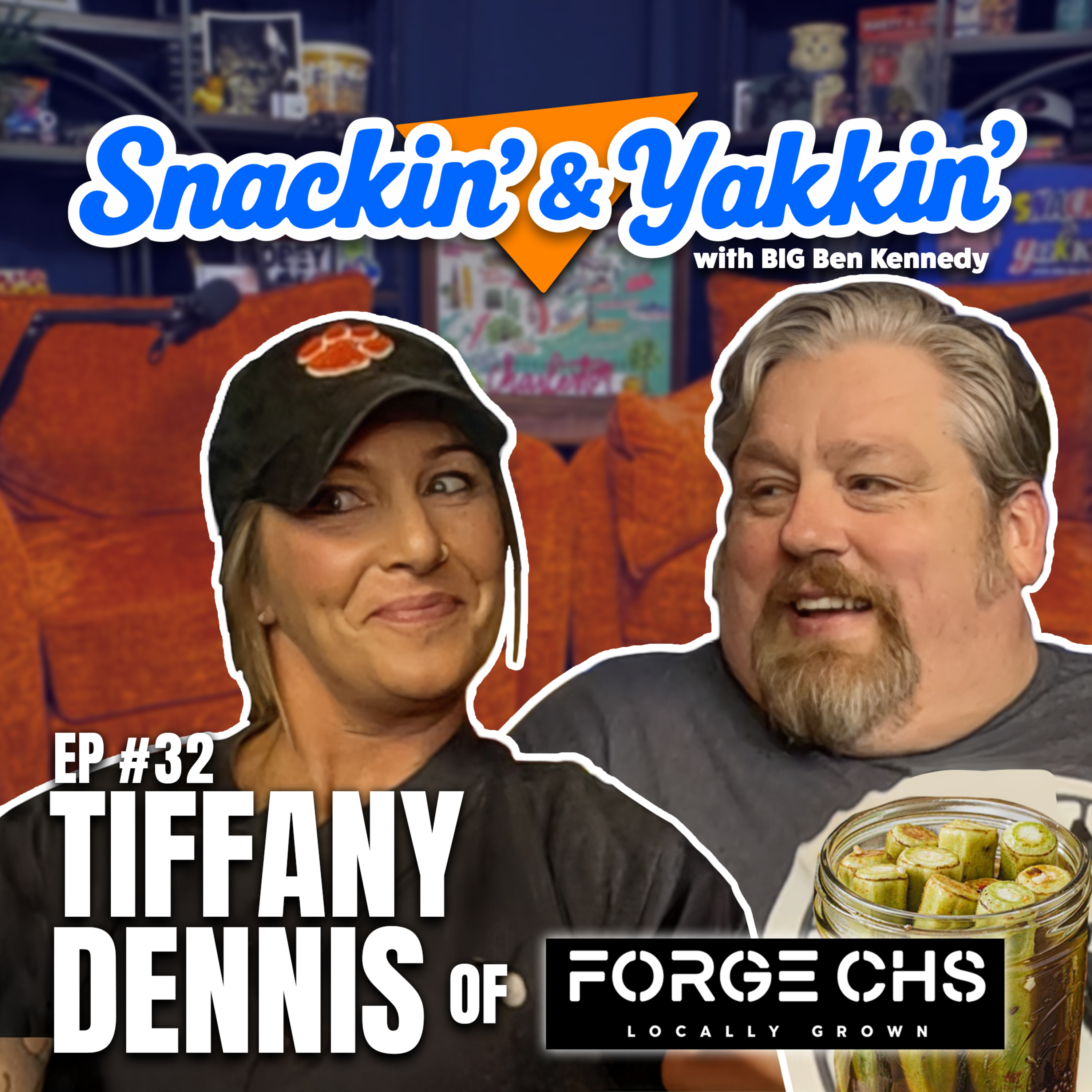 Local Gym Charm & 2 Kinds of Okra w/ Tiffany Dennis of Forge CHS | Ep 32 | Snackin' & Yakkin'