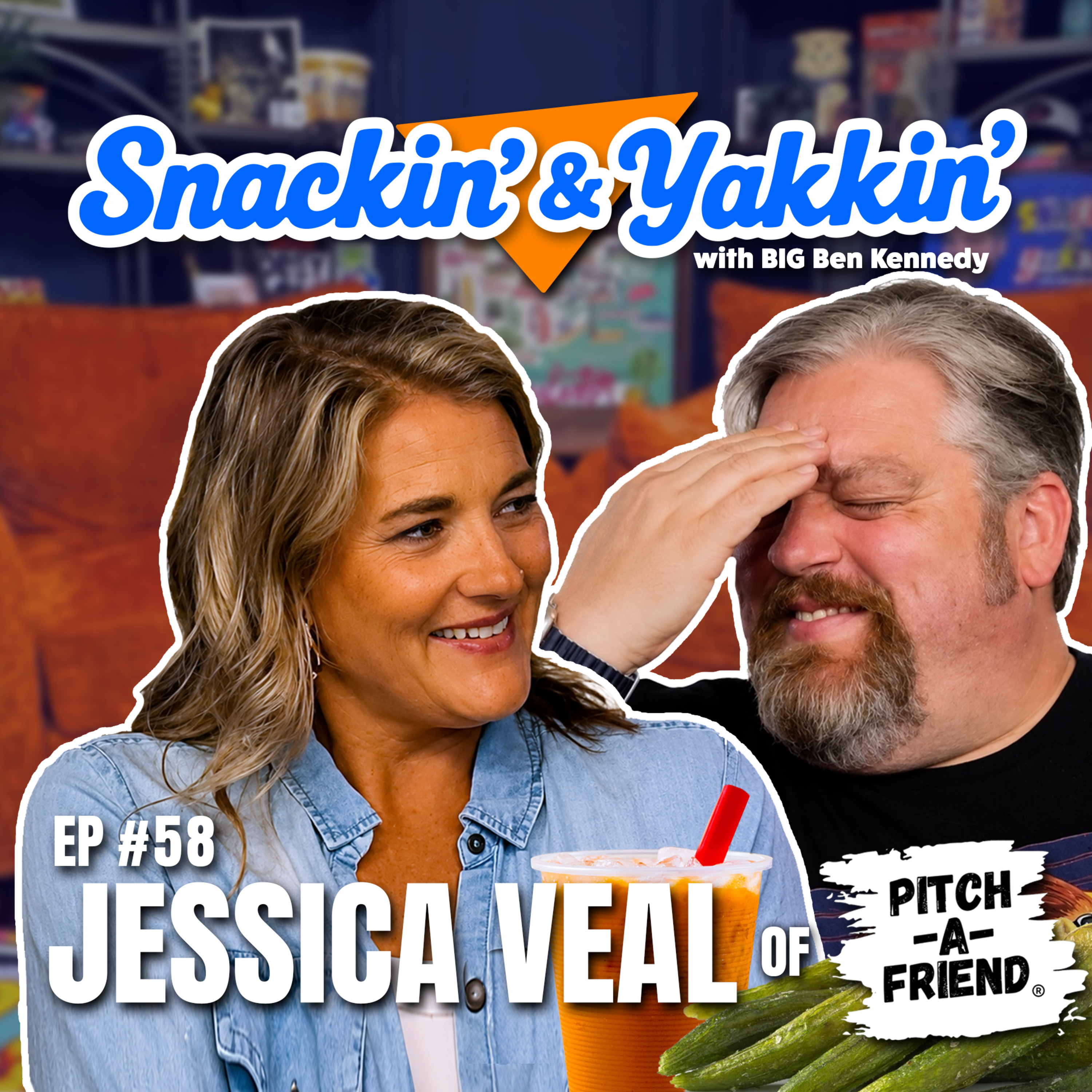 Thai Tea, Snacks and Slide Decks w/ Jessica Veal of Pitch A Friend | Ep 58 | Snackin' & Yakkin' episode artwork