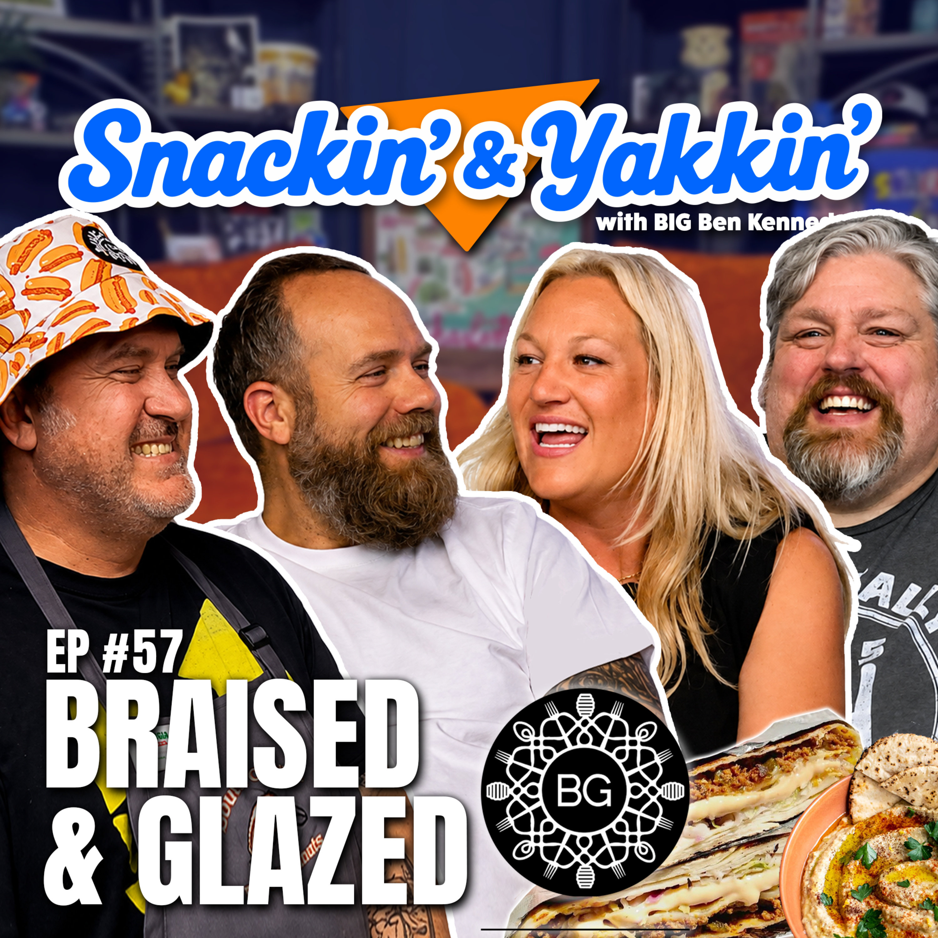 Crunch Wraps, Chaos & Baba Ganoush w/ Braised & Glazed | Ep 60 | Snackin' & Yakkin' episode artwork