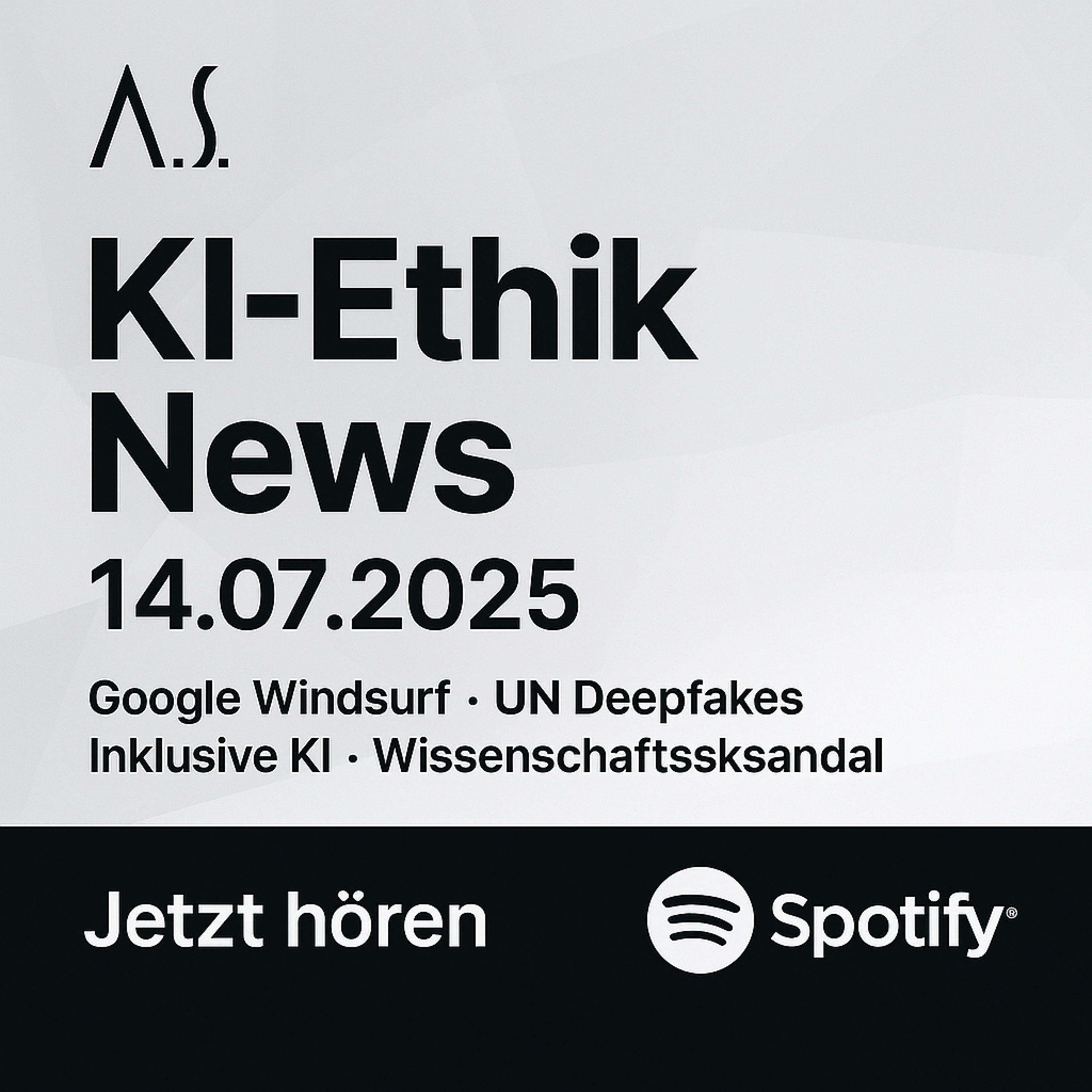 Cover der Folge: KI-Ethik News #007 – Ihr täglicher Podcast für verantwortungsvolle Künstliche Intelligenz im Mittelstand.