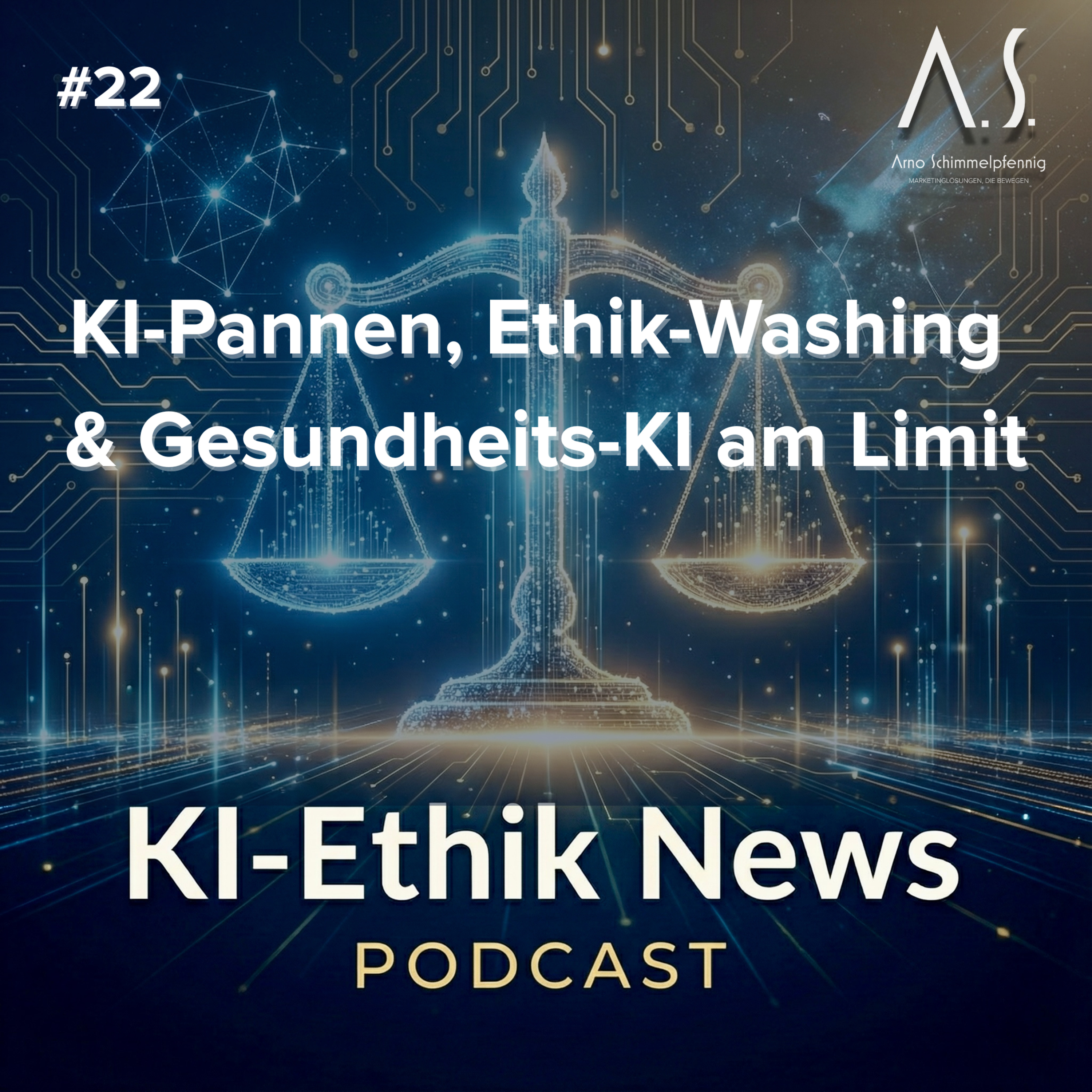 Cover der Folge: KI-Ethik News (13.01.2026): KI-Pannen, Ethik-Washing & Gesundheits-KI am Limit