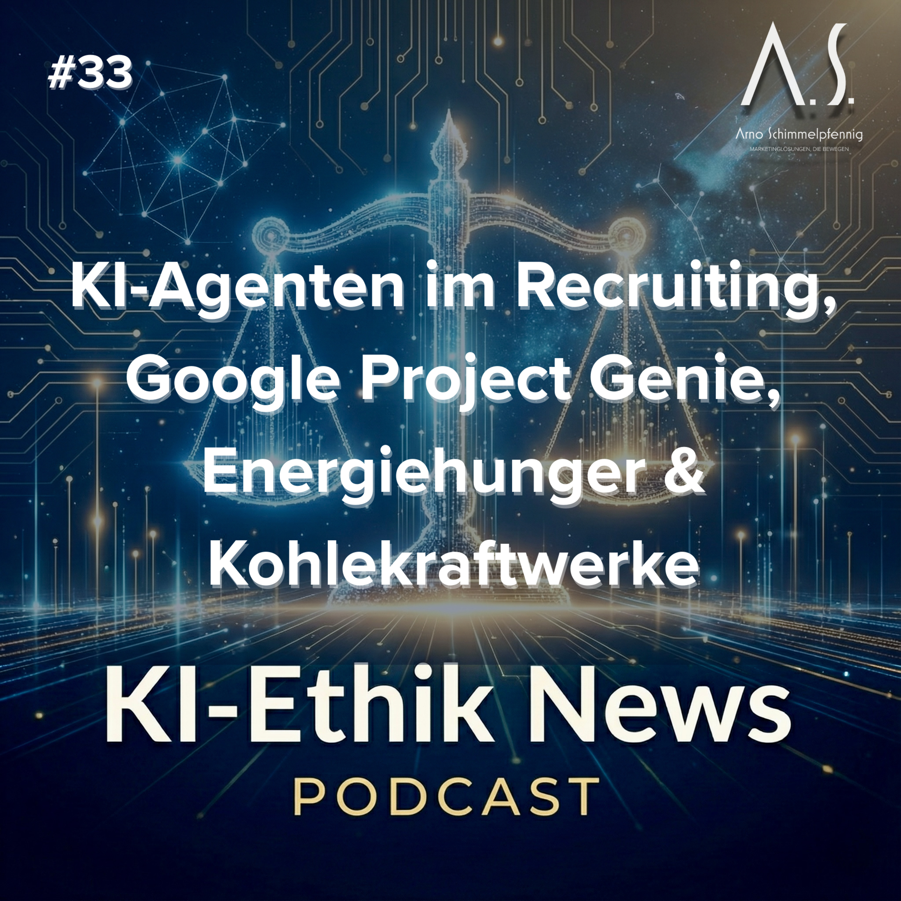 Cover der Folge: 02.02.2026: KI-Agenten im Recruiting, Google Project Genie, Energiehunger & Kohlekraftwerke, Urheberrecht (Anthropic), Agent Trace, nonverbale KI (Apple QAI)