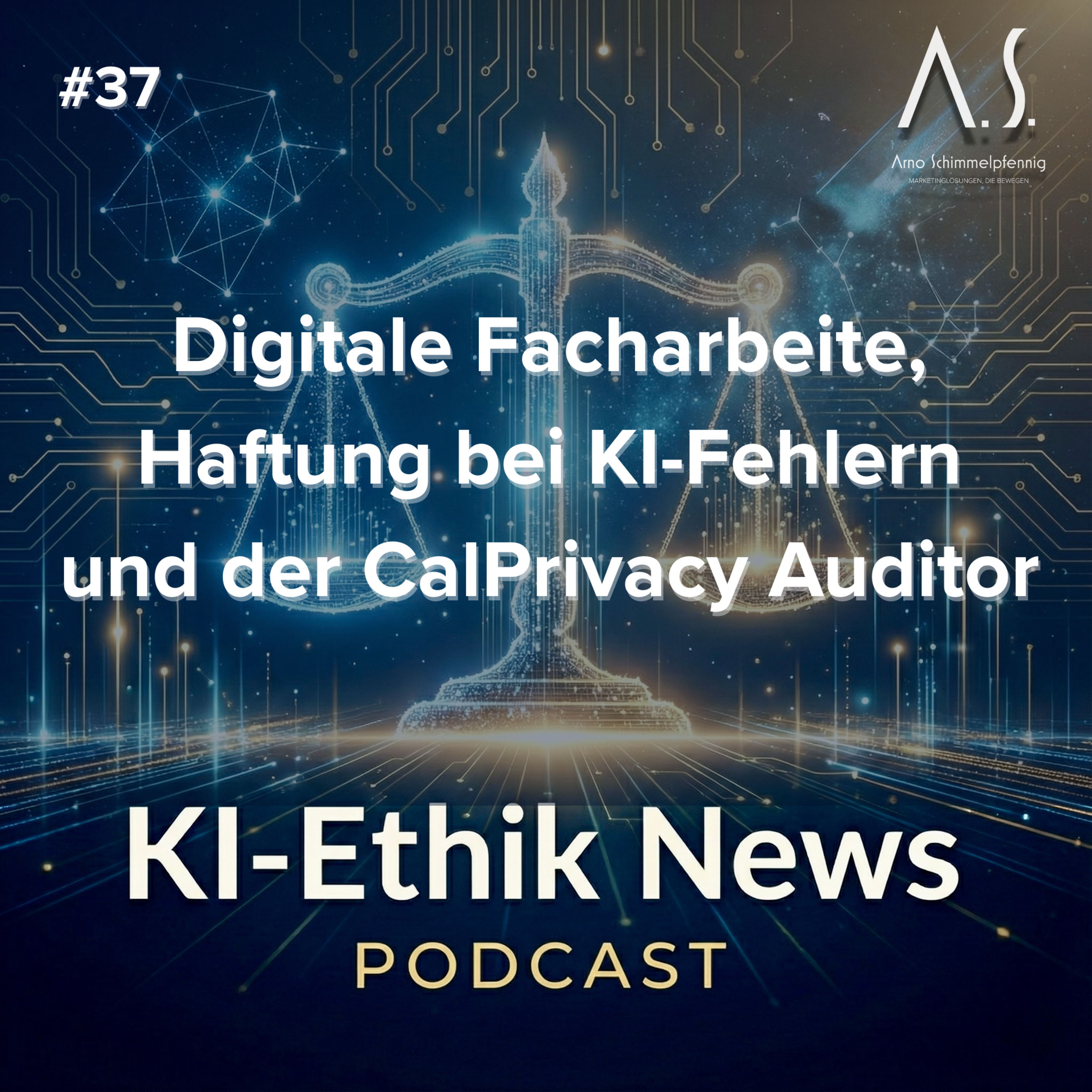 Cover der Folge: 06.02.2026: Digitaler Facharbeiter, Claude Plugins (Verträge/Finanzen), werbefrei vs. Werbung (ChatGPT/Copilot), Haftung bei KI-Fehlern, AI Act Frist verpasst, CalPrivacy Auditor