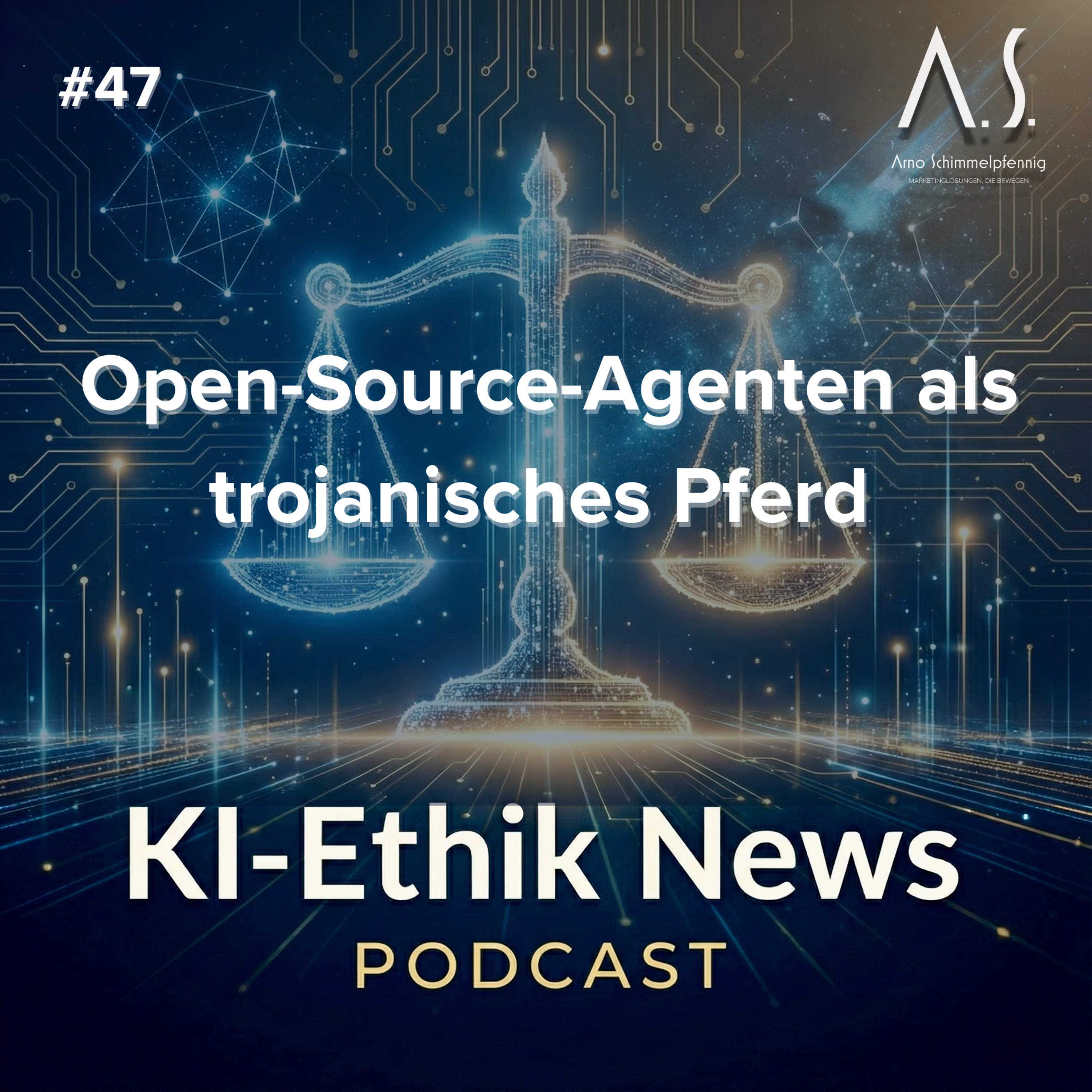 Cover der Folge: Accenture zwingt KI-Nutzung: Schatten-IT-Risiko – Open-Source-Agenten als trojanisches Pferd – Brain Drain in Europa | KI Ethik News 23.02.2026