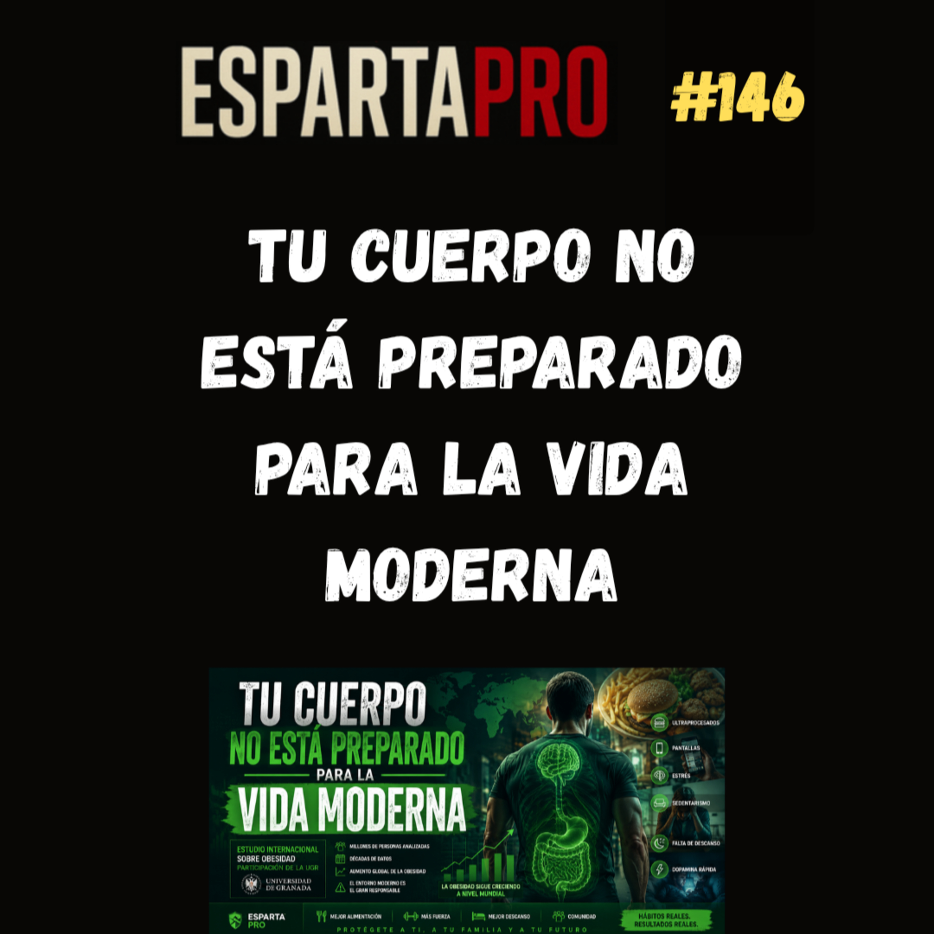 #146 – TU CUERPO NO ESTÁ PREPARADO PARA LA VIDA MODERNA ⚠️ episode artwork