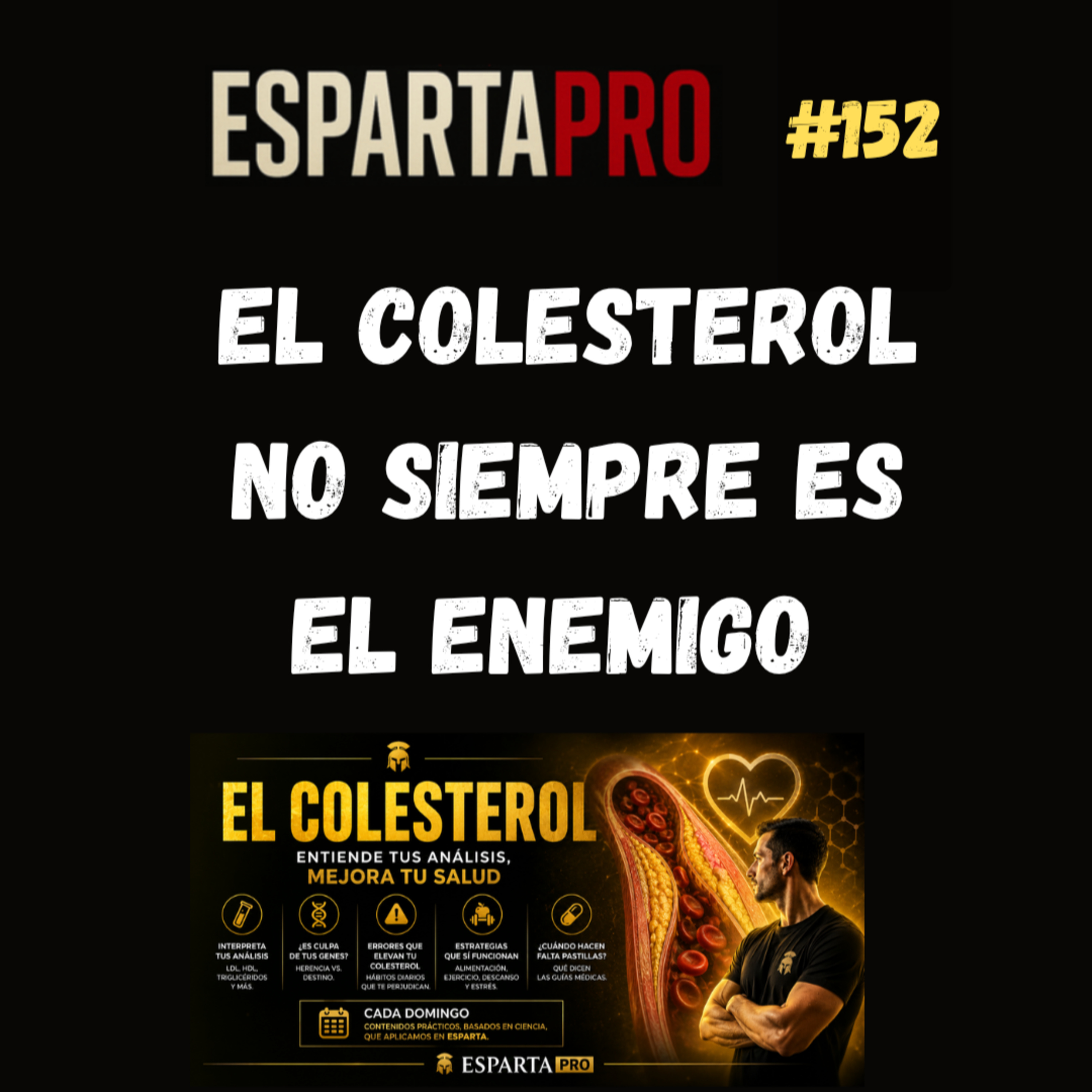 #152 – EL COLESTEROL NO SIEMPRE ES EL ENEMIGO ⚔️ episode artwork