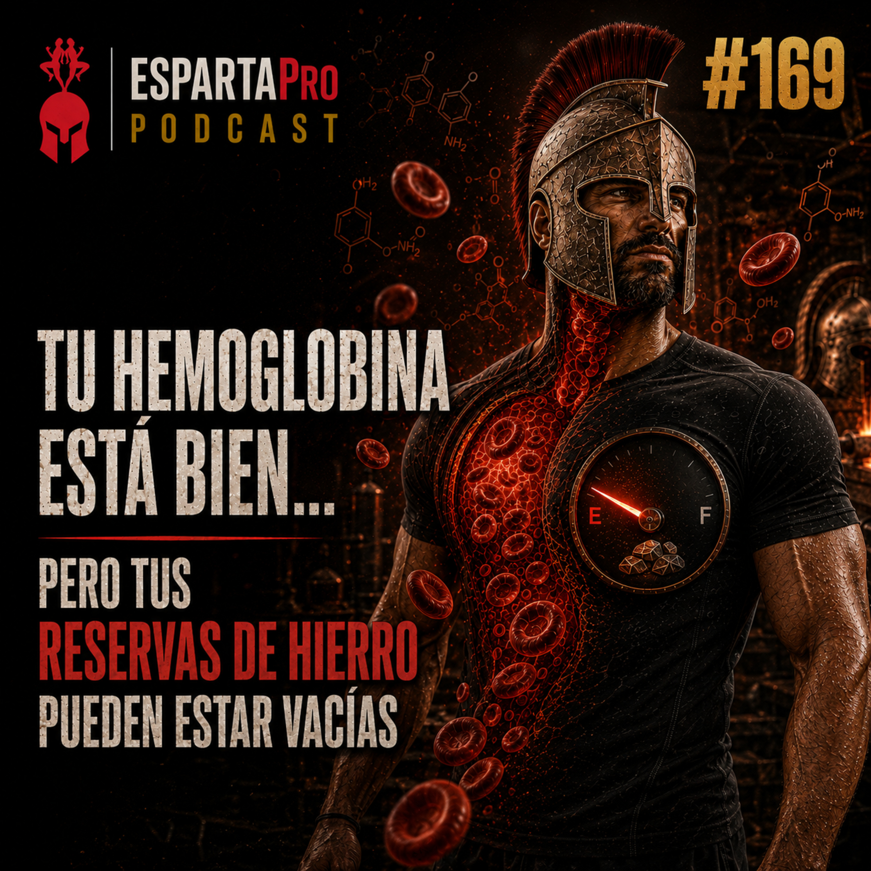 #169 – TU HEMOGLOBINA ESTÁ BIEN… PERO TUS RESERVAS DE HIERRO PUEDEN ESTAR VACÍAS 🩸 episode artwork