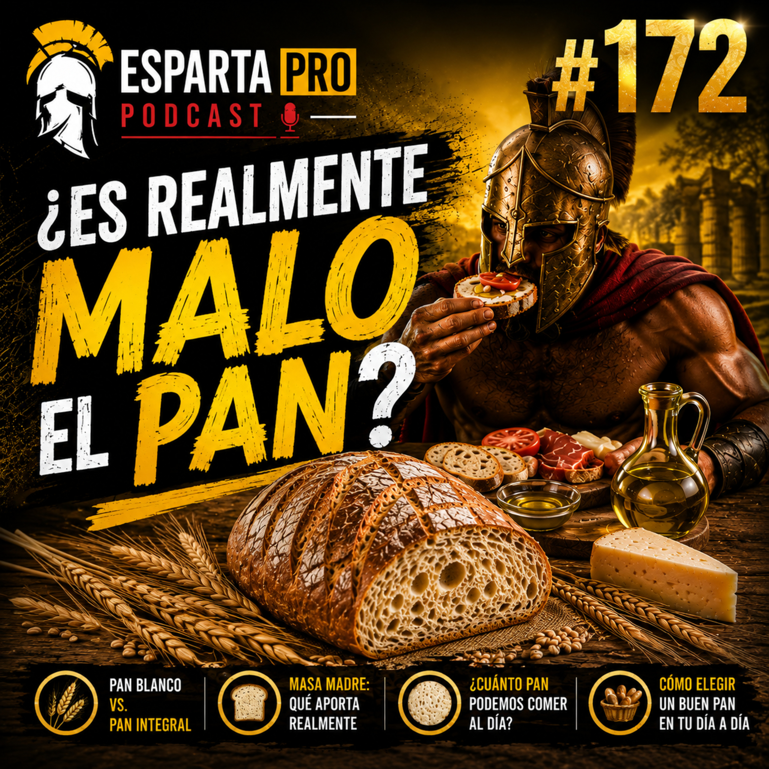 #172 – ¿ES REALMENTE MALO EL PAN? 🍞 episode artwork