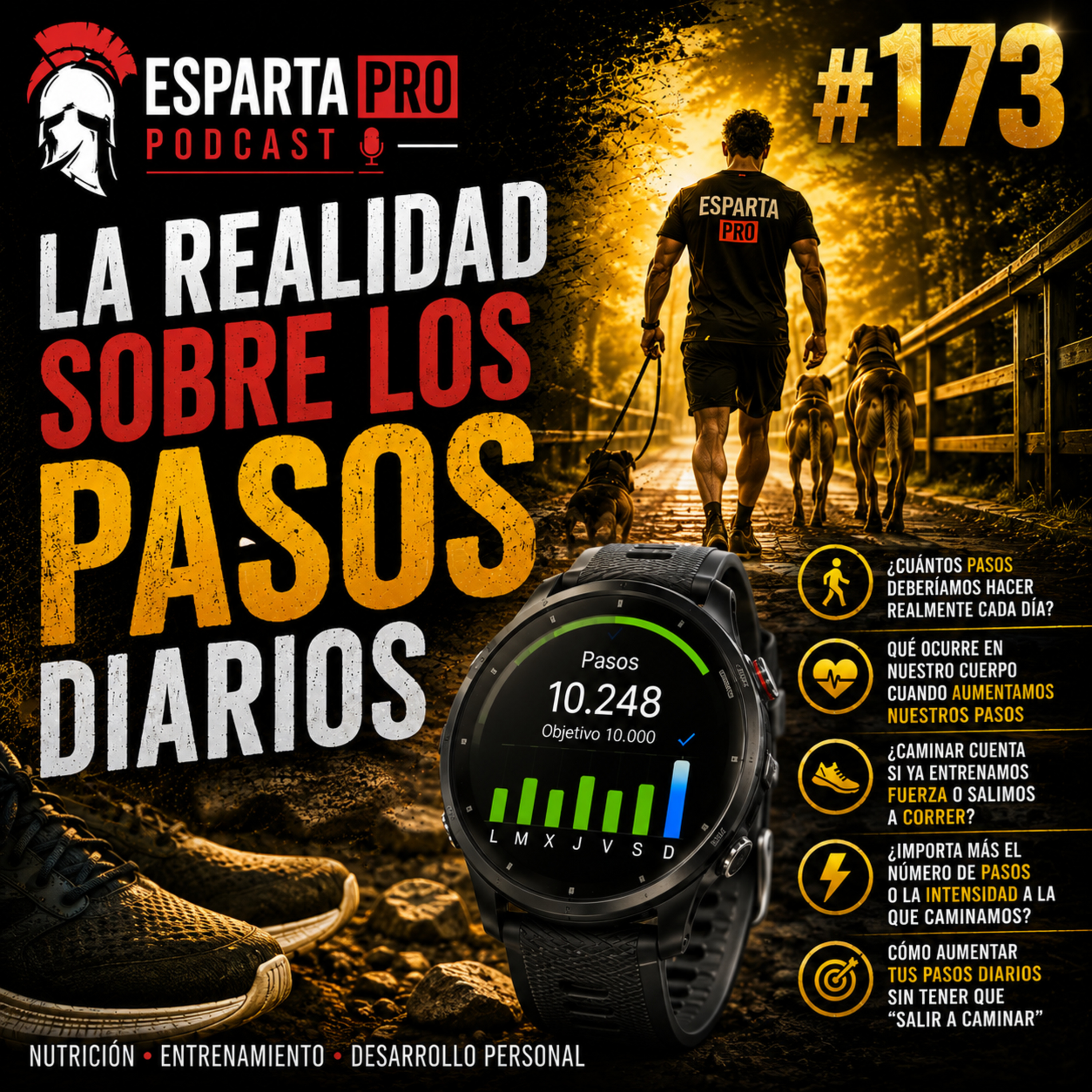 #173 – NOS ENGAÑARON CON LOS 10.000 PASOS DIARIOS 🚶 episode artwork
