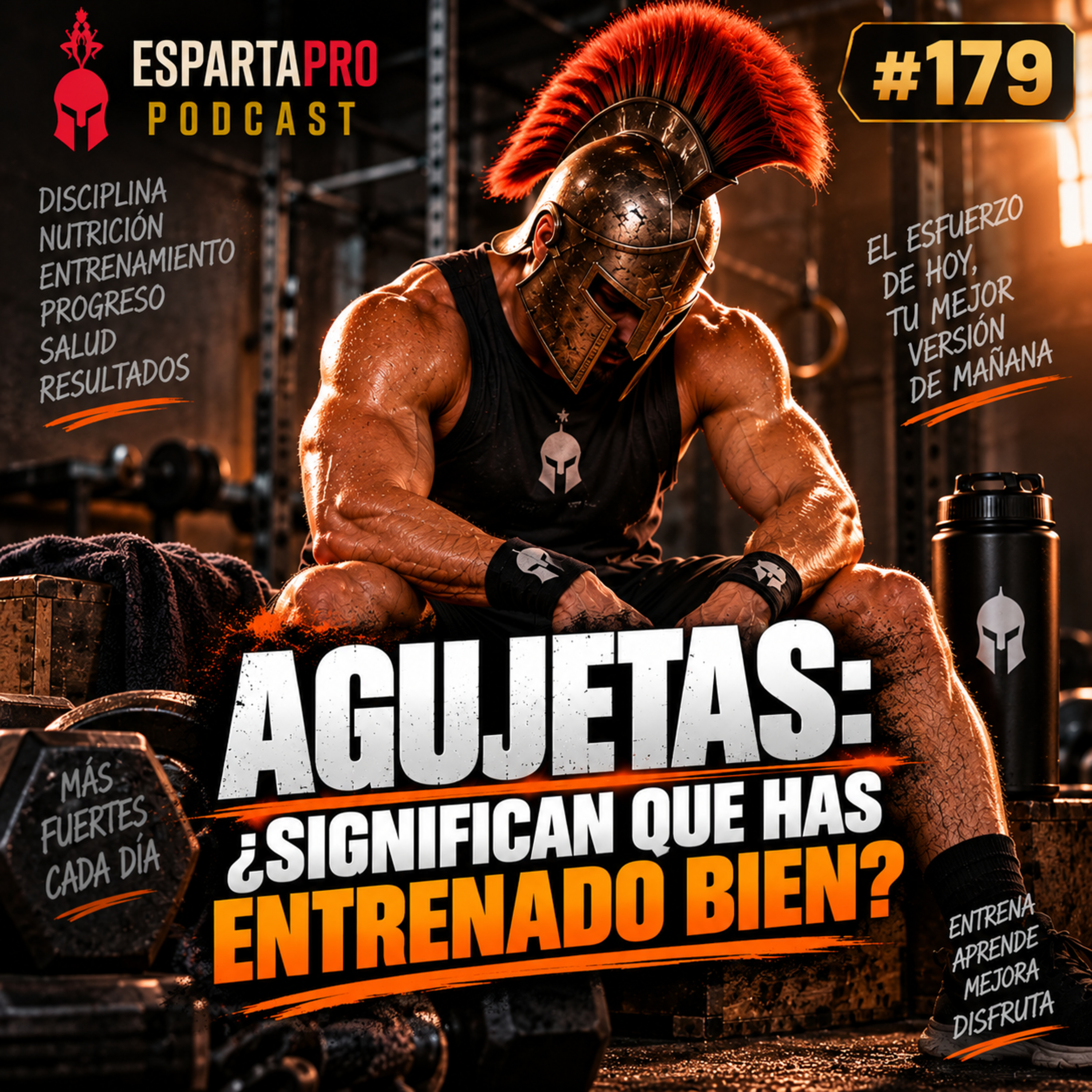 #179 – AGUJETAS: ¿SIGNIFICAN QUE HAS ENTRENADO BIEN? 🏋️ episode artwork