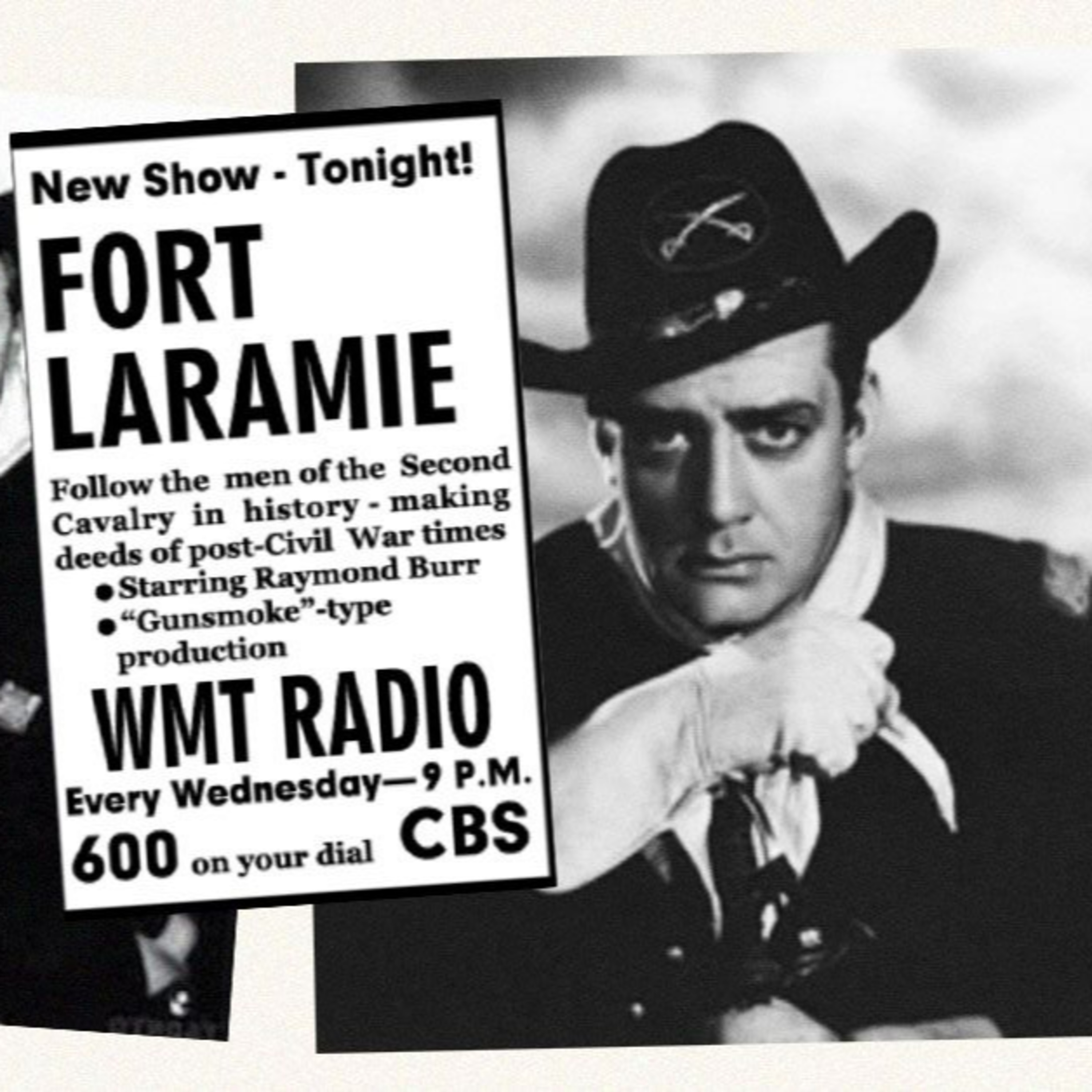 Gunsmoke Podcast 1956-02-12 #201 Kitty's Outlaw and Raymond Burr Podcast - Fort Laramie 1956-02-12 ep04 First Kathleen Hite Script - The Woman at Horse Creek episode artwork