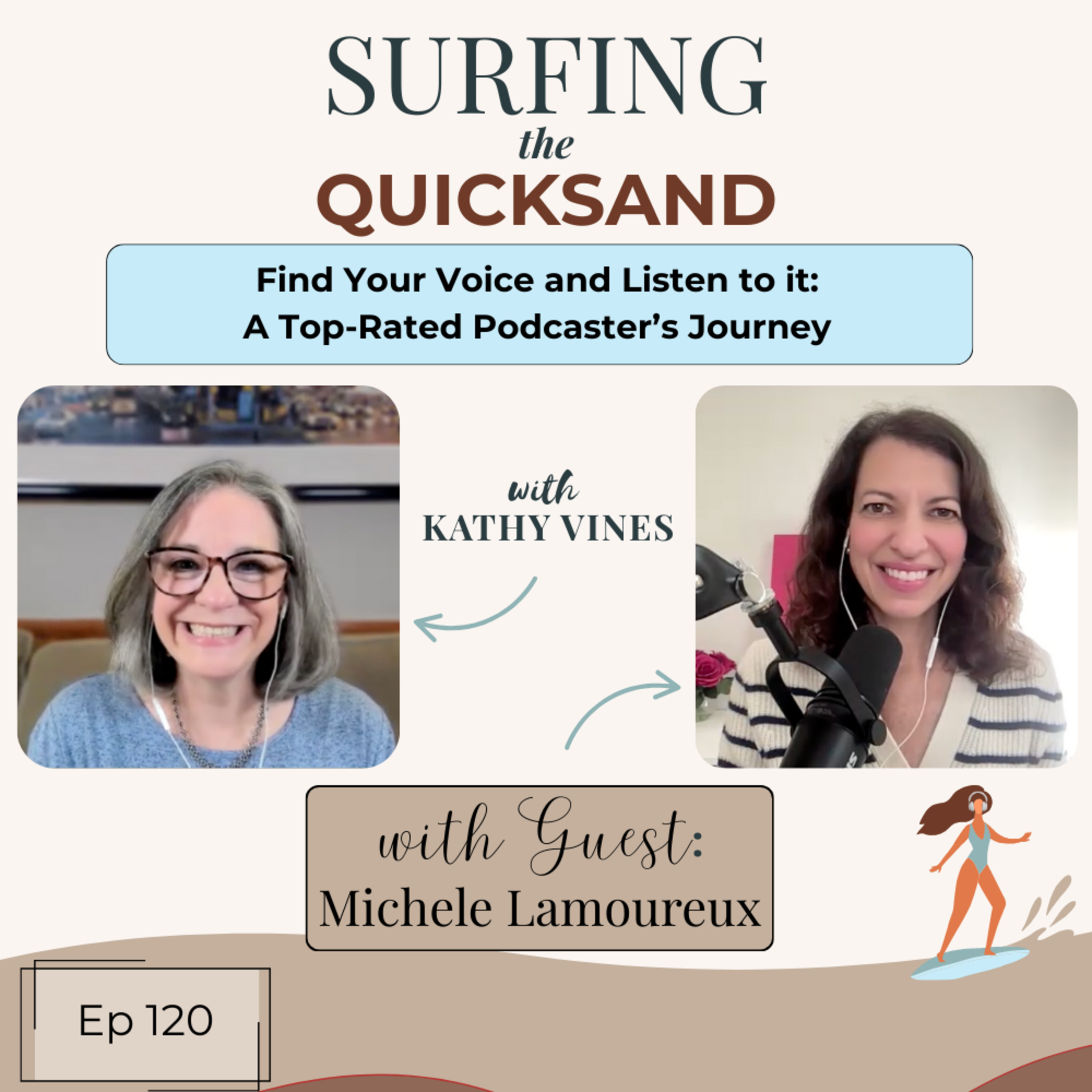 Find Your Voice and Listen to It: A Top-Rated Podcaster’s Journey (Ep 120)  episode artwork