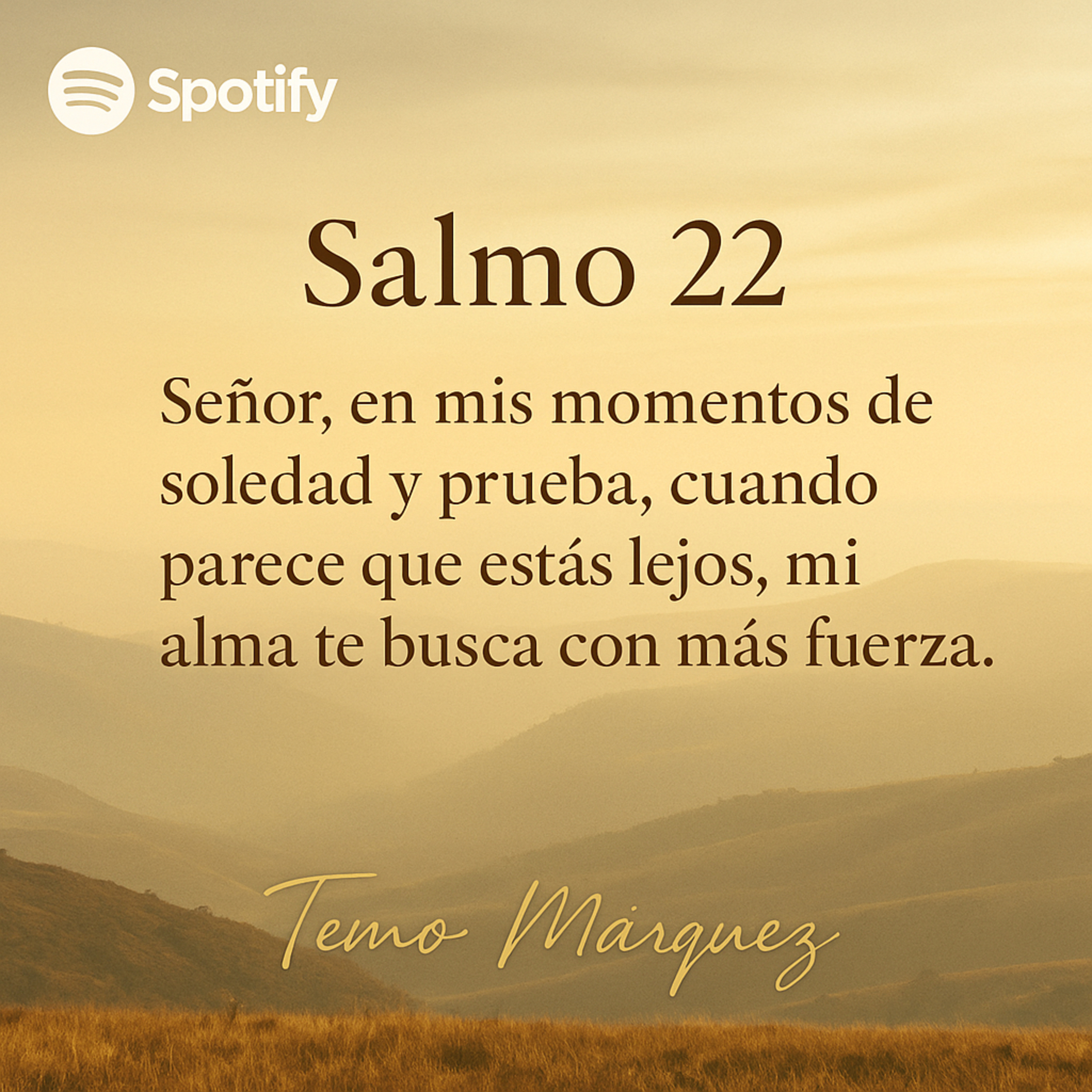 Solo X Hoy Tu Poder Absoluto con “Temo Márquez”