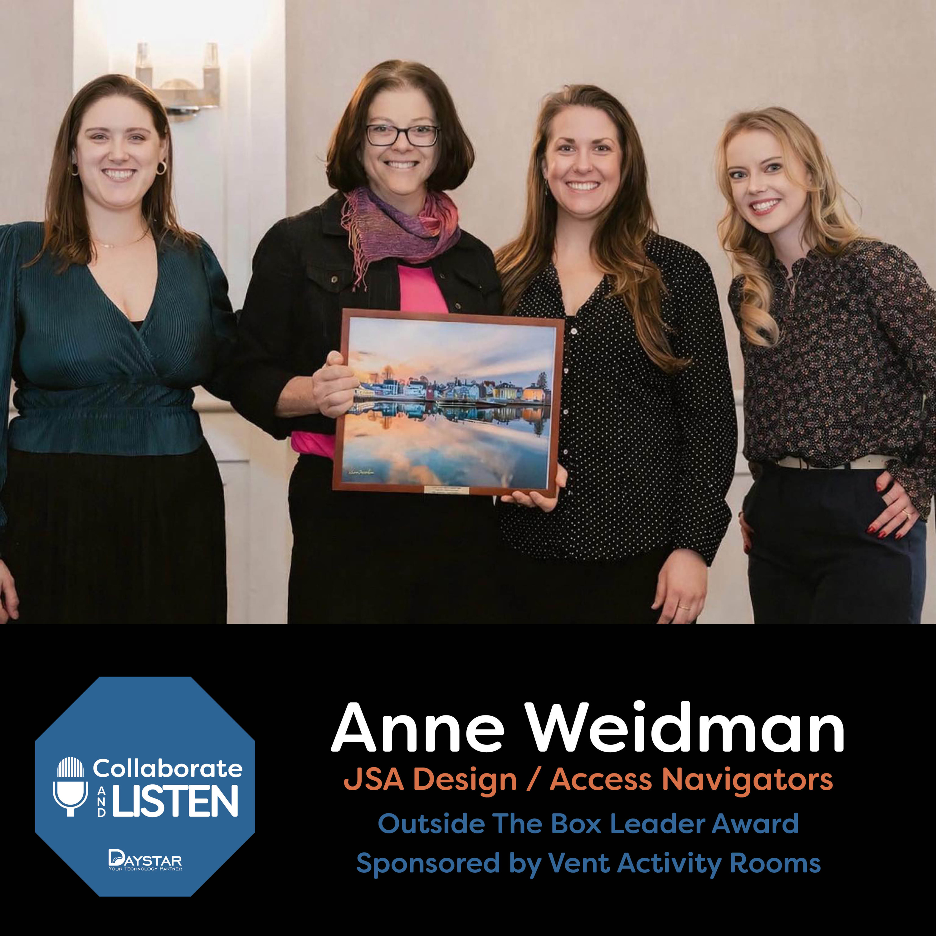 Anne Weidman, 2026 CelebrateHER, Outside of the Box Leader episode artwork