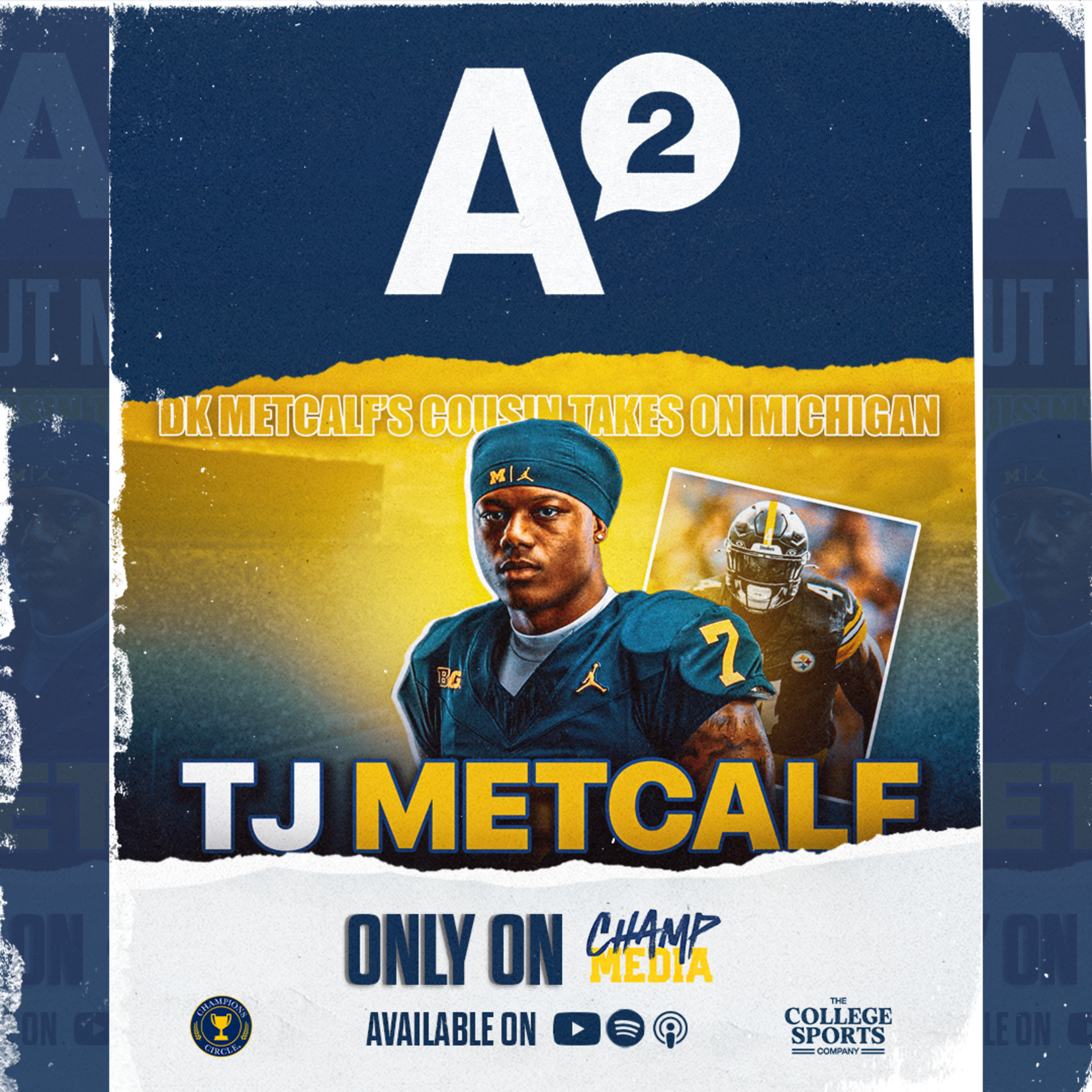DK Metcalf’s COUSIN Is TAKING OVER College Football! Why TJ Metcalf Chose Michigan OVER Arkansas! episode artwork