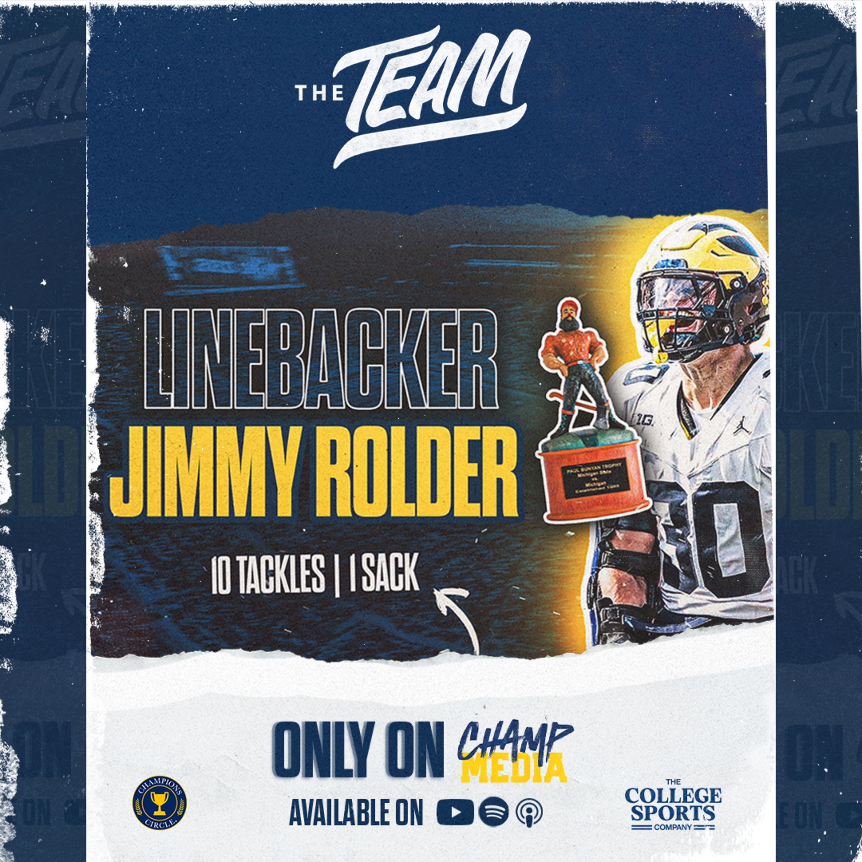 Michigan’s Enforcer: Jimmy Rolder’s INSANE Game vs. Michigan State episode artwork