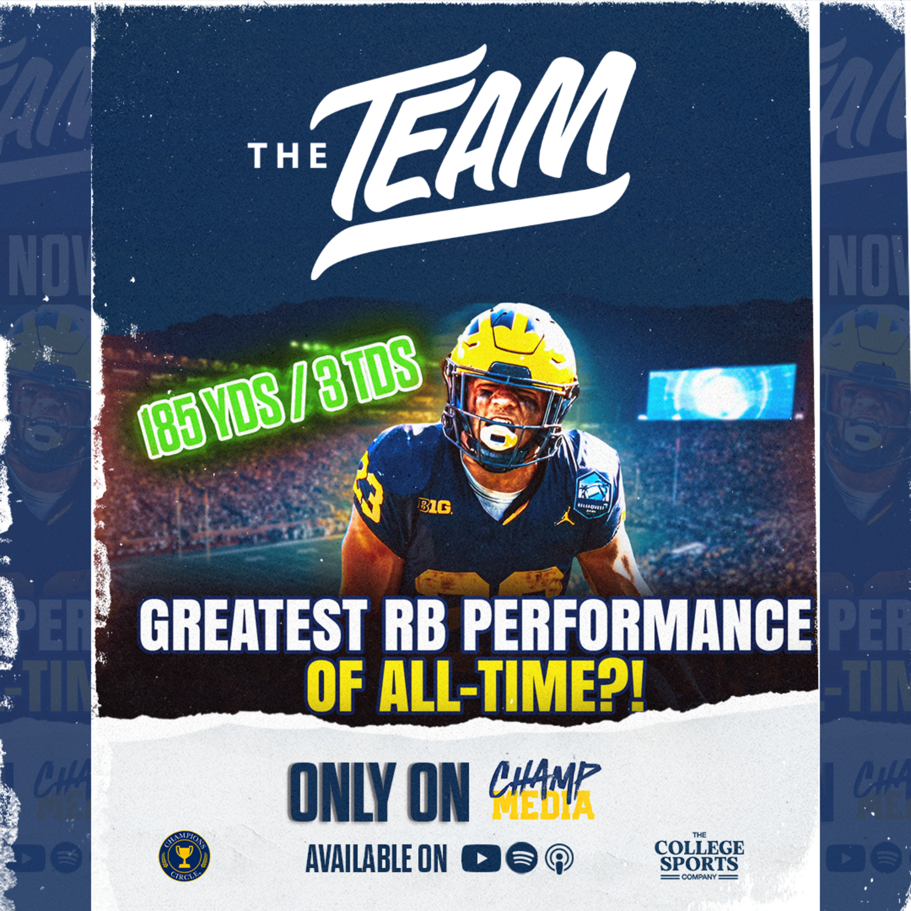 Michigan RB Jordan Marshall Goes BEAST MODE vs. Northwestern episode artwork