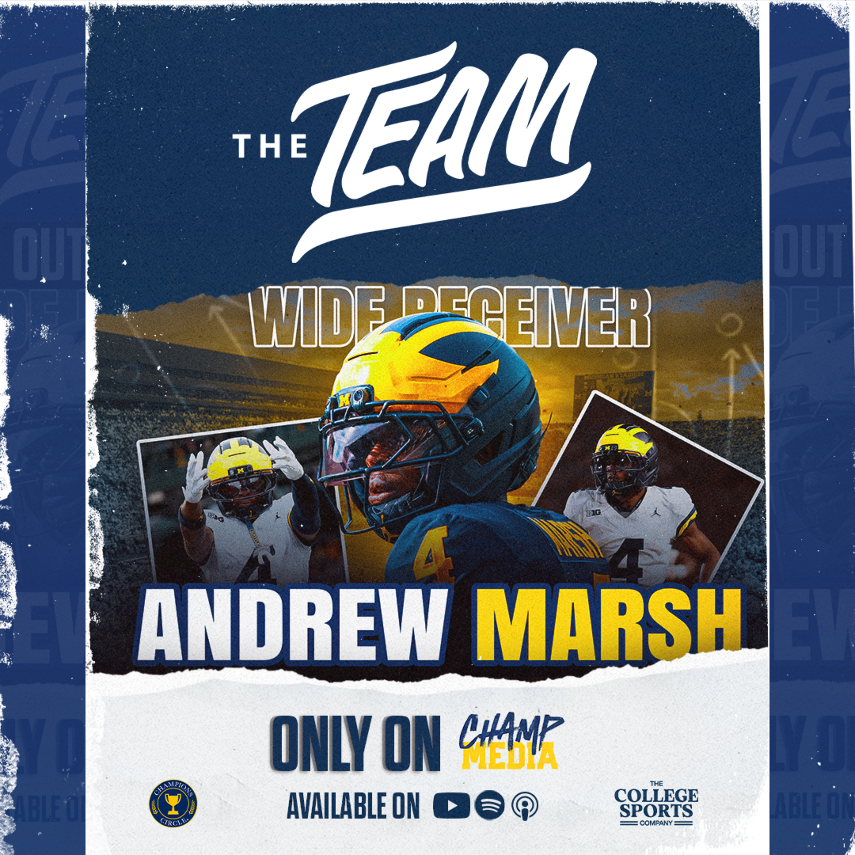 189 YARDS?! Michigan Freshman Andrew Marsh DESTROYS Records in Iconic Wrigley Field Game episode artwork