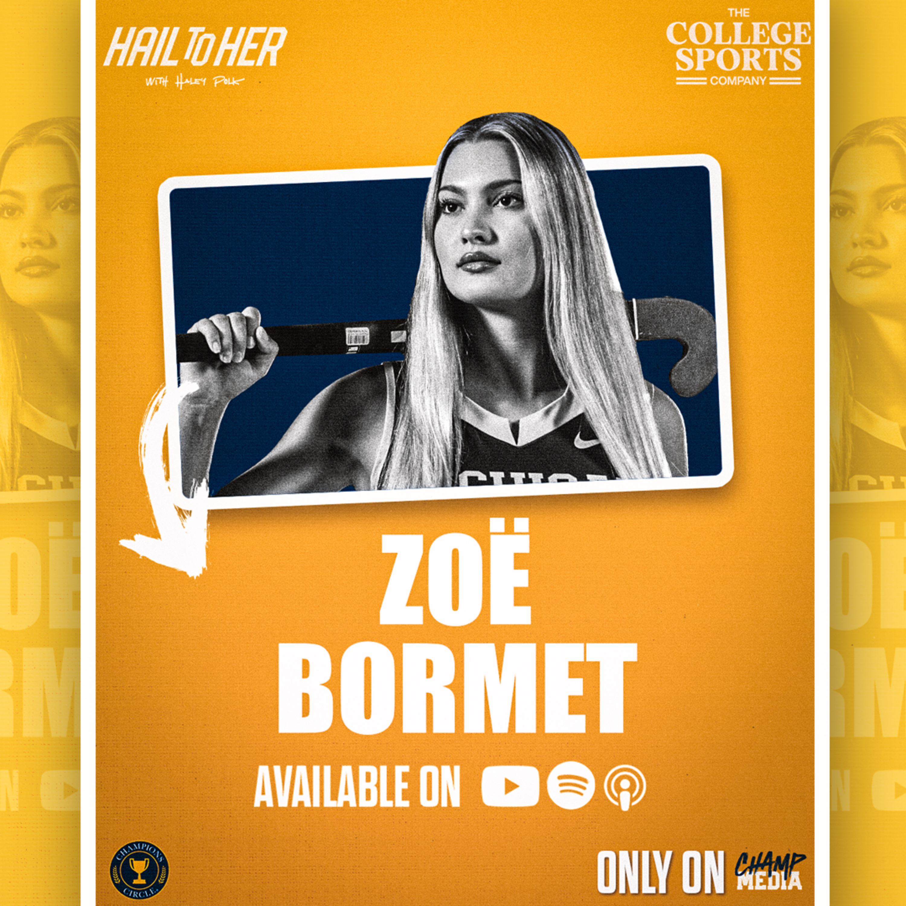 Zoë Bormet REVEALS Why She Chose Michigan Field Hockey | Hail To Her episode artwork