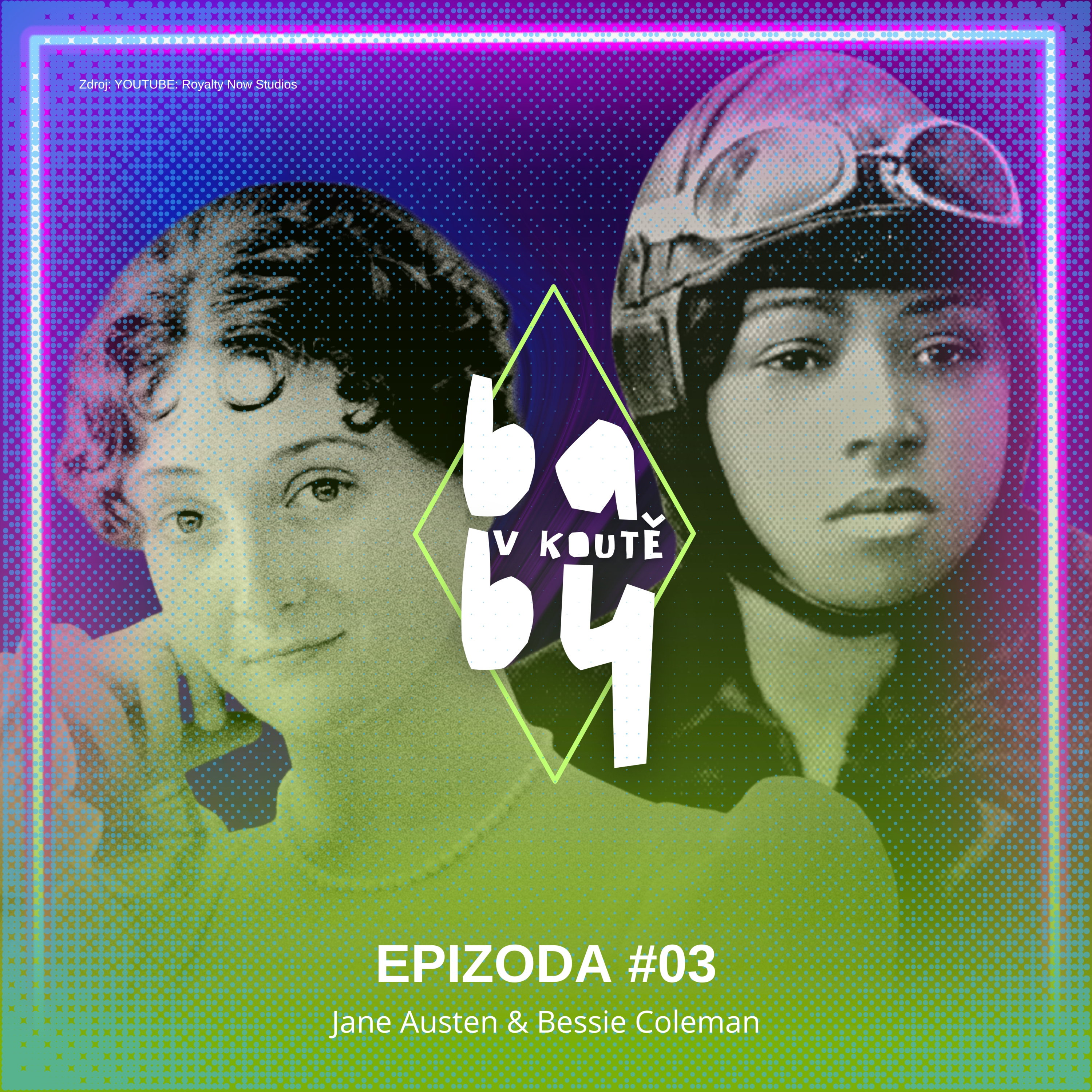 #3 Jane Austen & Bessie Coleman episode artwork
