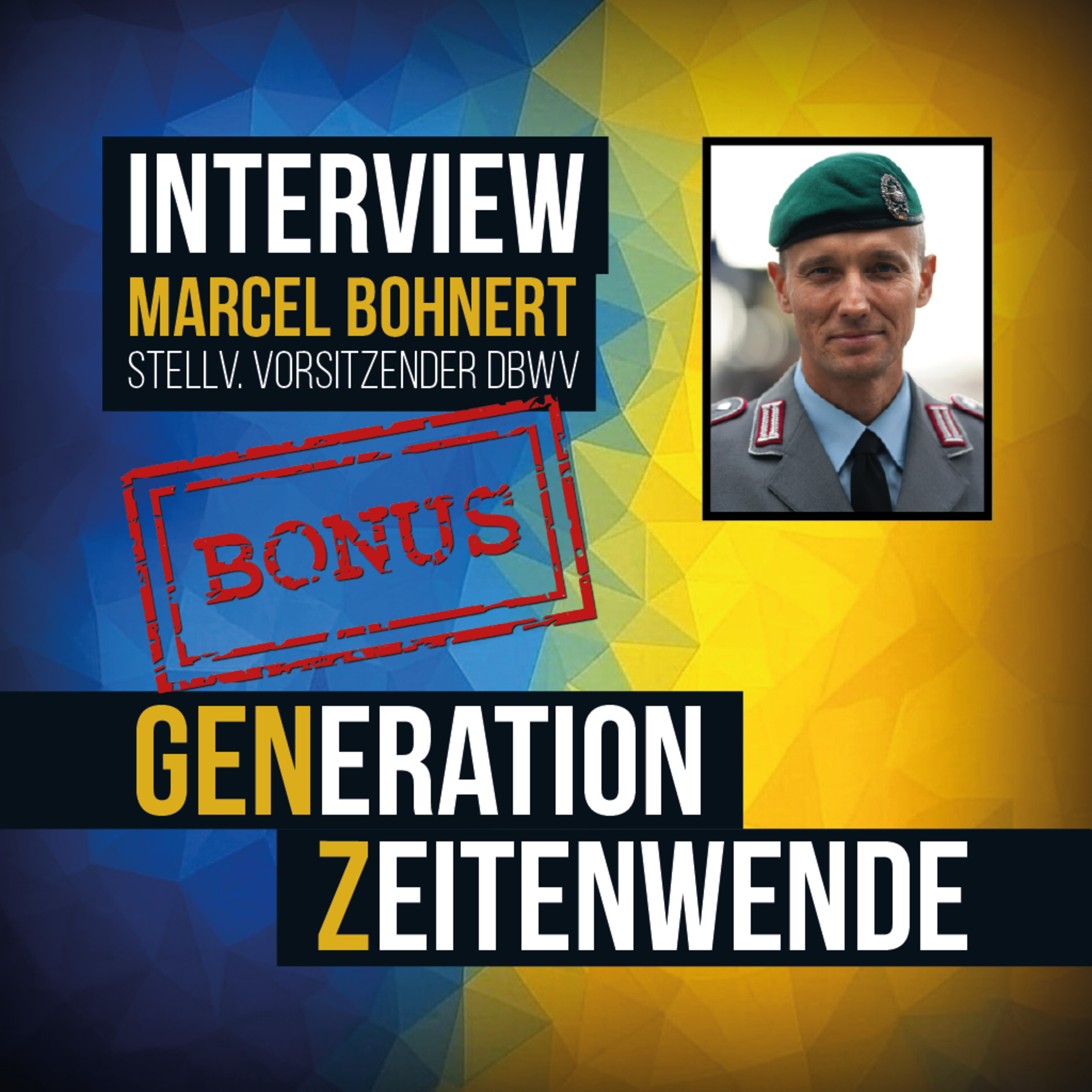 #BONUS - Komplettes Interview mit Oberstleutnant i.G. Marcel Bohnert (DBwV) über die Bundeswehr, den "Operationsplan Deutschland" und Kriegstüchtigkeit episode artwork