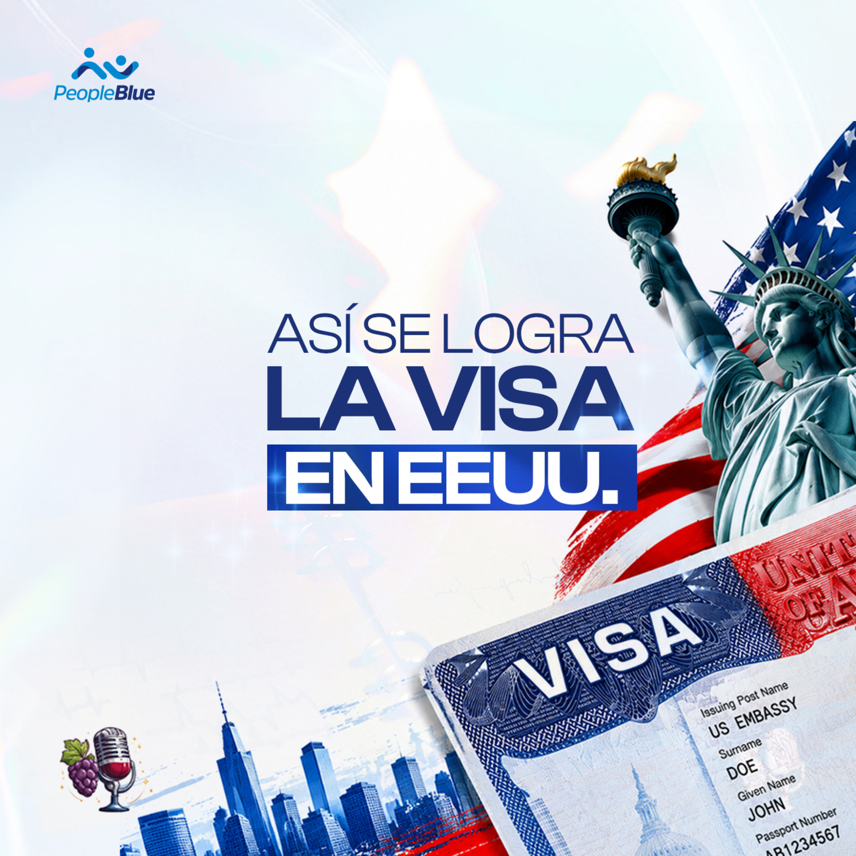 Así se logra la visa en EE. UU | Ep. 6 | Vino en Blue episode artwork