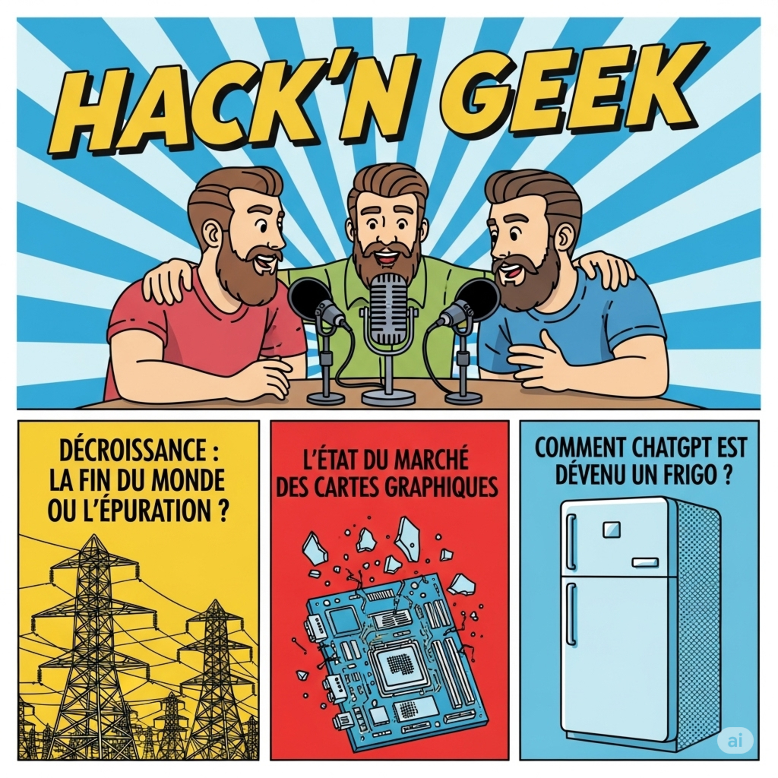 Cartes graphiques a bout de souffle, histoire de l'émergence des IA, décroissance la fin est proche ?