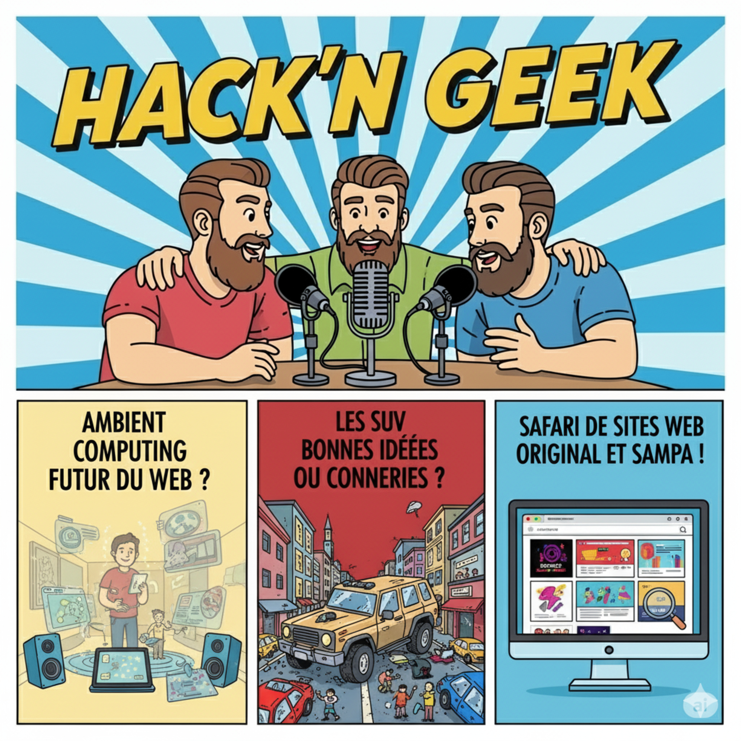 Safari de sites web original, SUV bonne idée ou pas, c'est quoi l'ambient computing ?