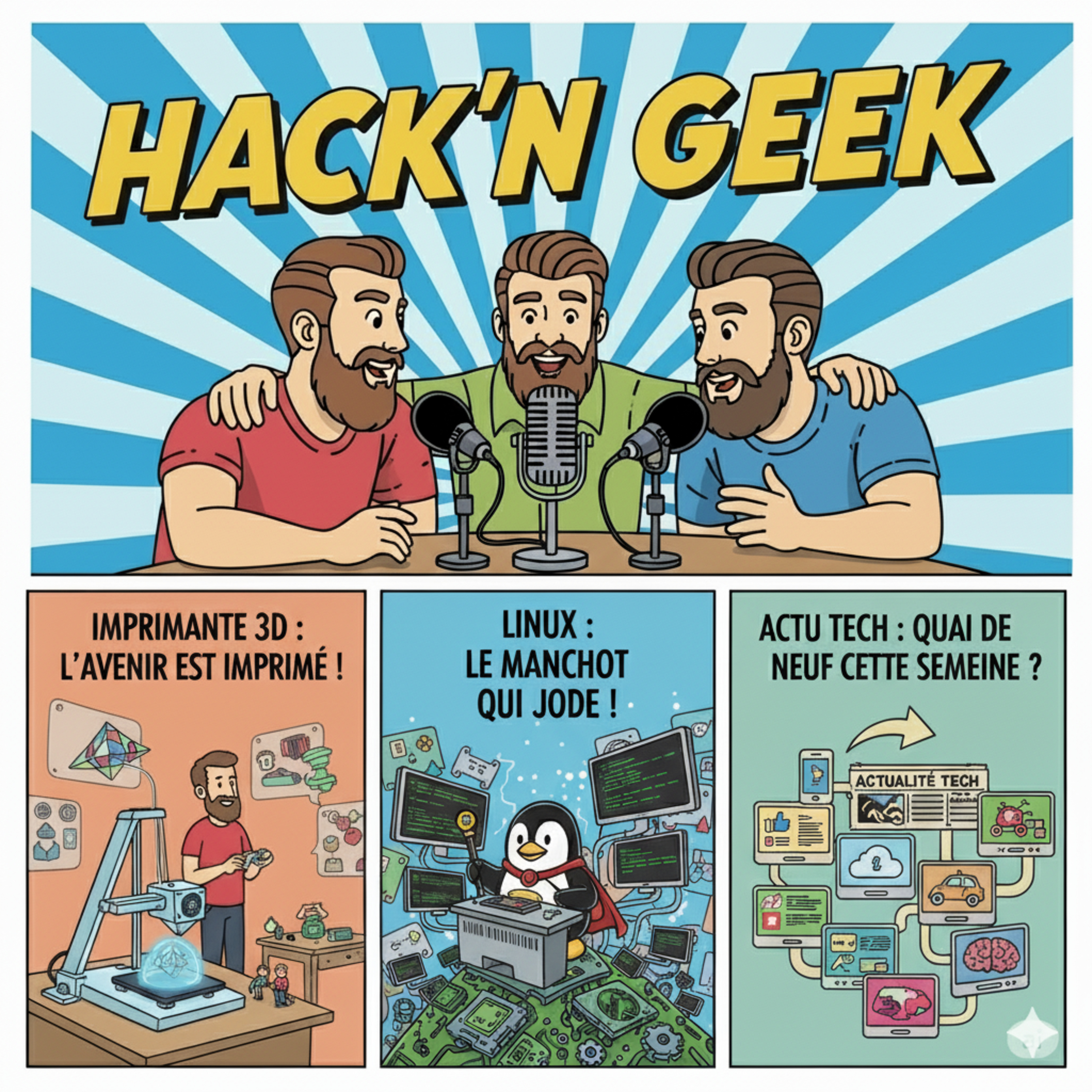 Actu tech de septembre, imprimante 3D et retour d'une migration vers linux