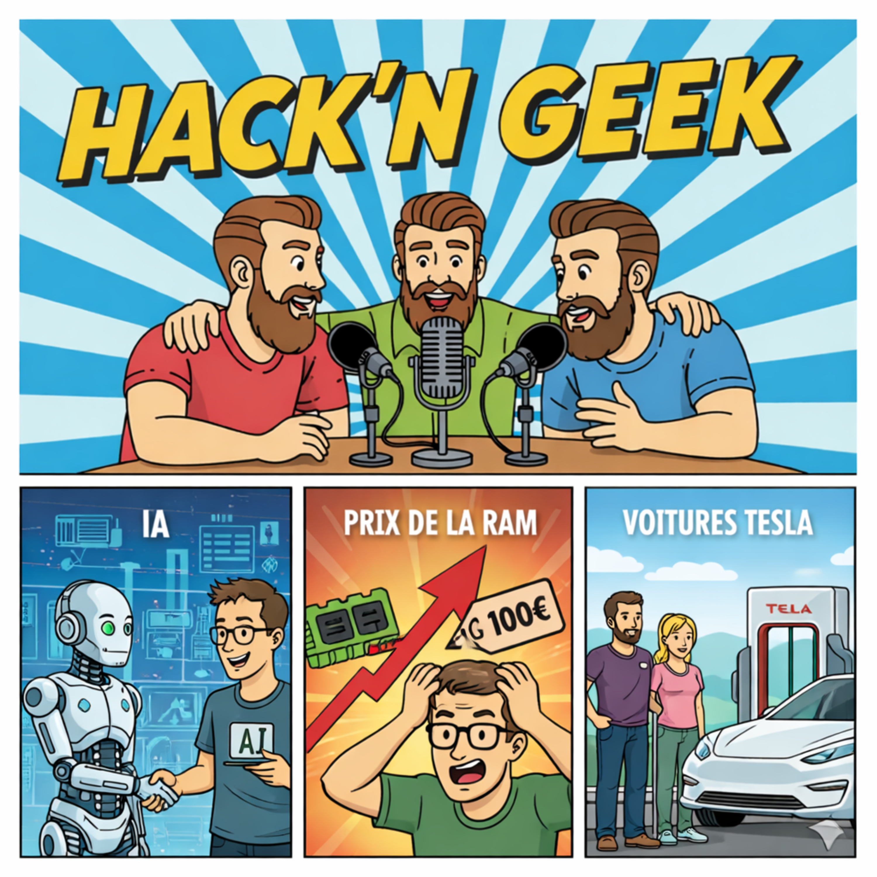 La publicité dans l&rsquo;IA, le prix de la RAM explose, MAJ des Tesla et nouvelles taxes