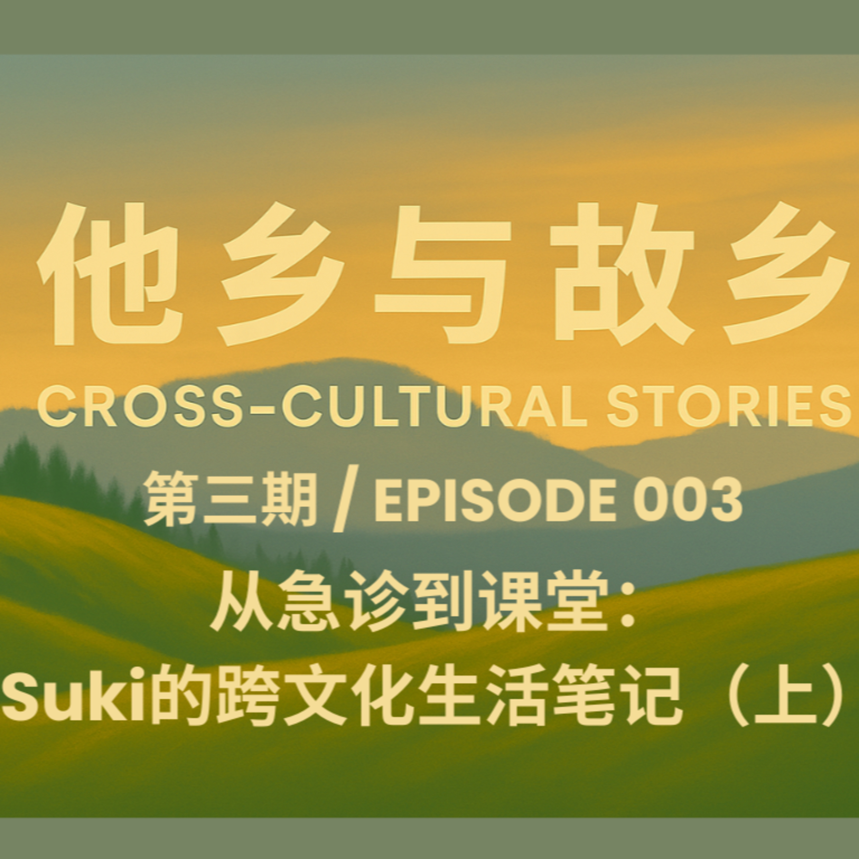 Episode 003 From Emergency Rooms to Classrooms: Suki’s Cross-Cultural Life (Chinese, Part 1)