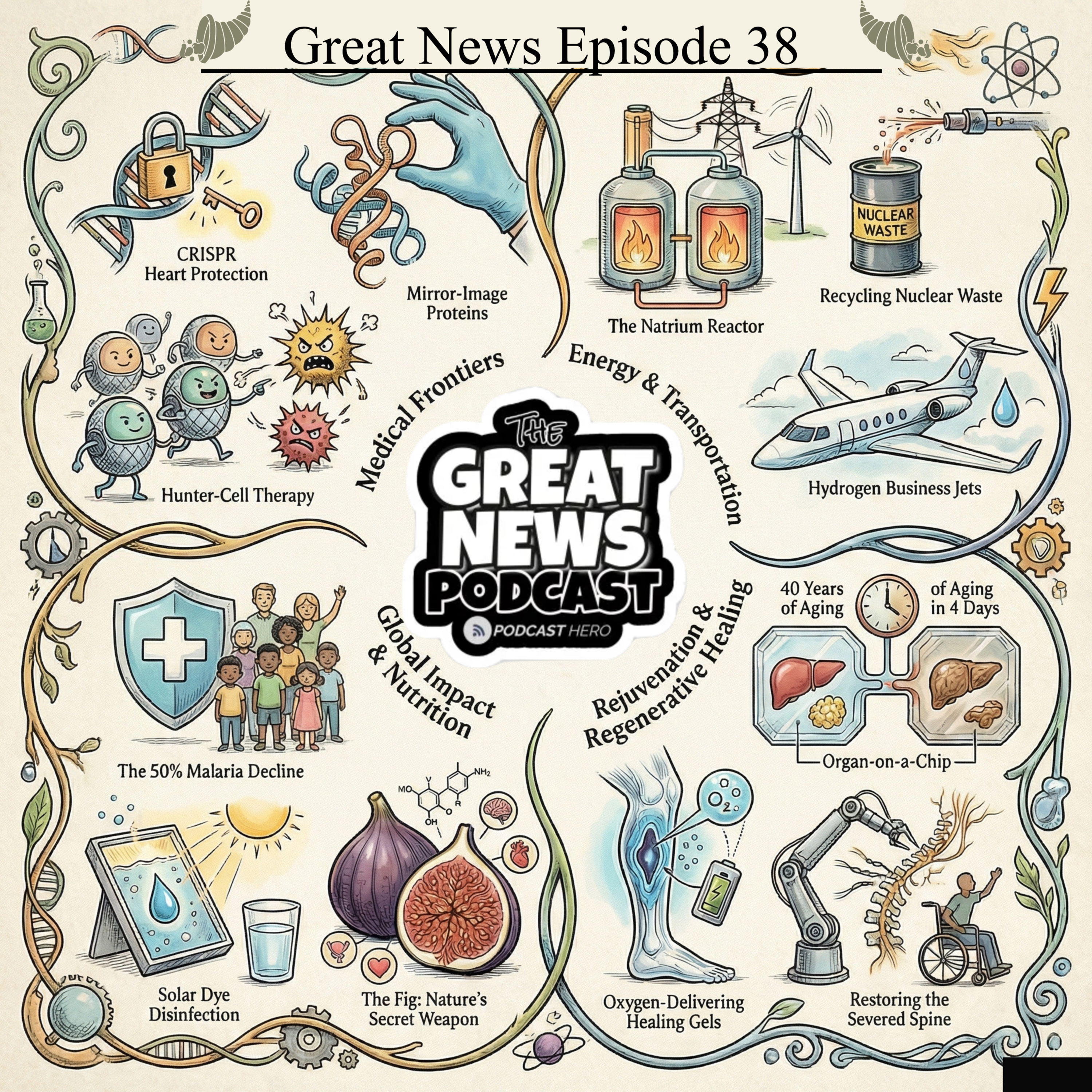 The Longevity Revolution: Replicating Decades of Aging and Turning Nuclear Waste into Power