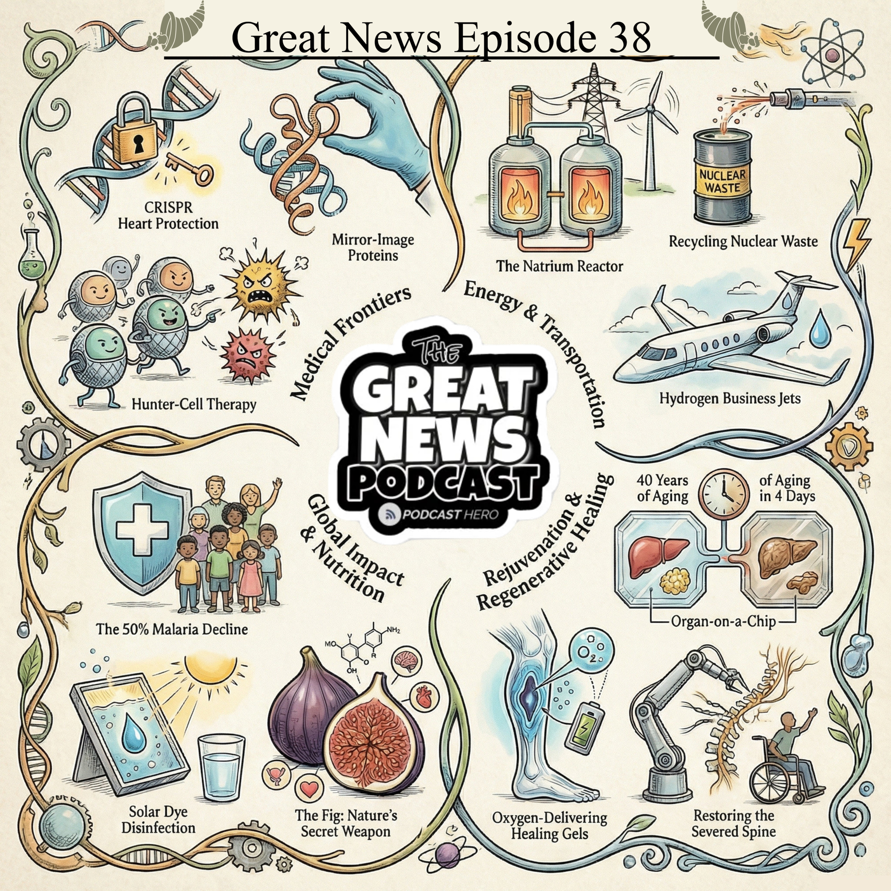 The Longevity Revolution: Replicating Decades of Aging and Turning Nuclear Waste into Power