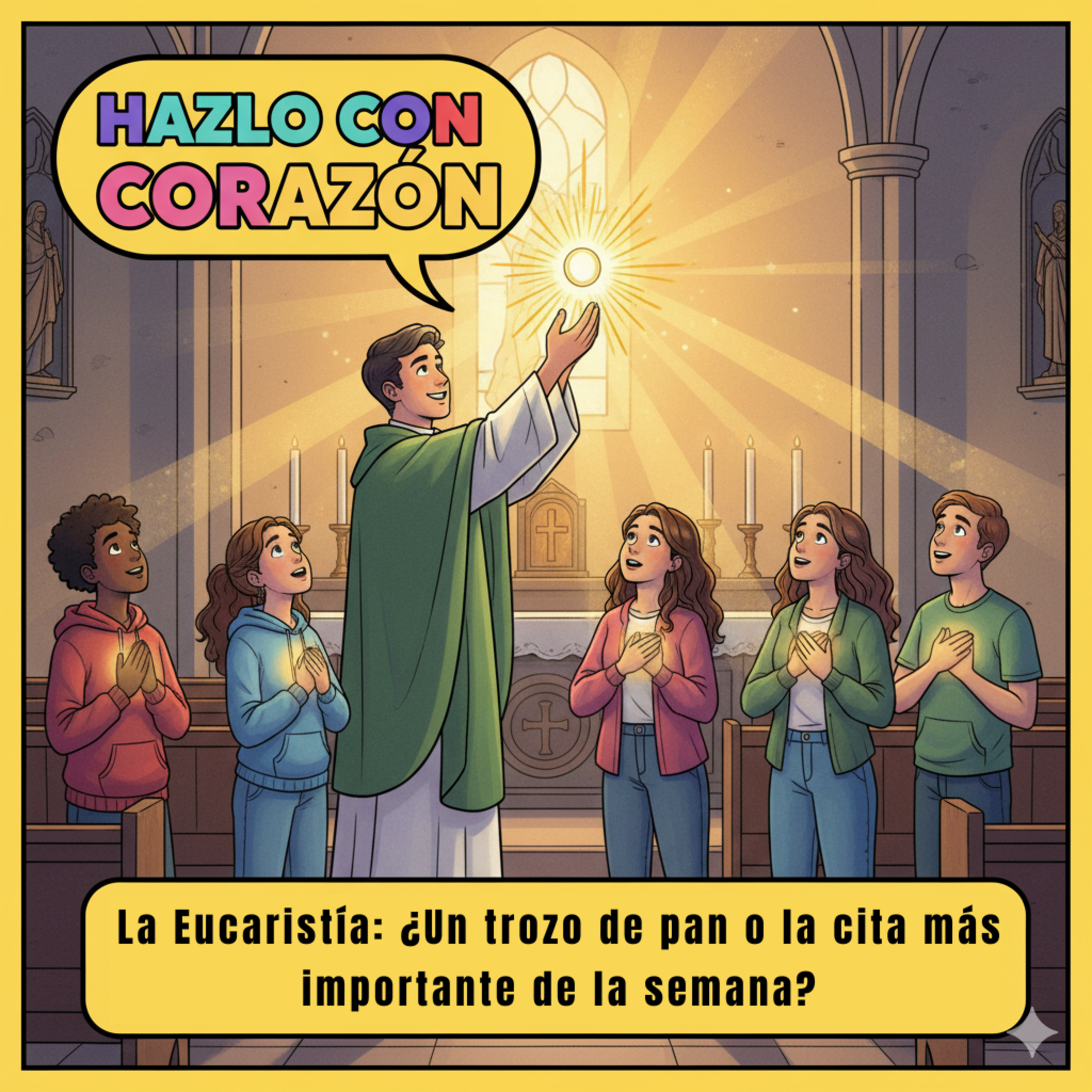 Episodio 12: La Eucaristía: ¿Un trozo de pan o la cita más importante de la semana? episode artwork