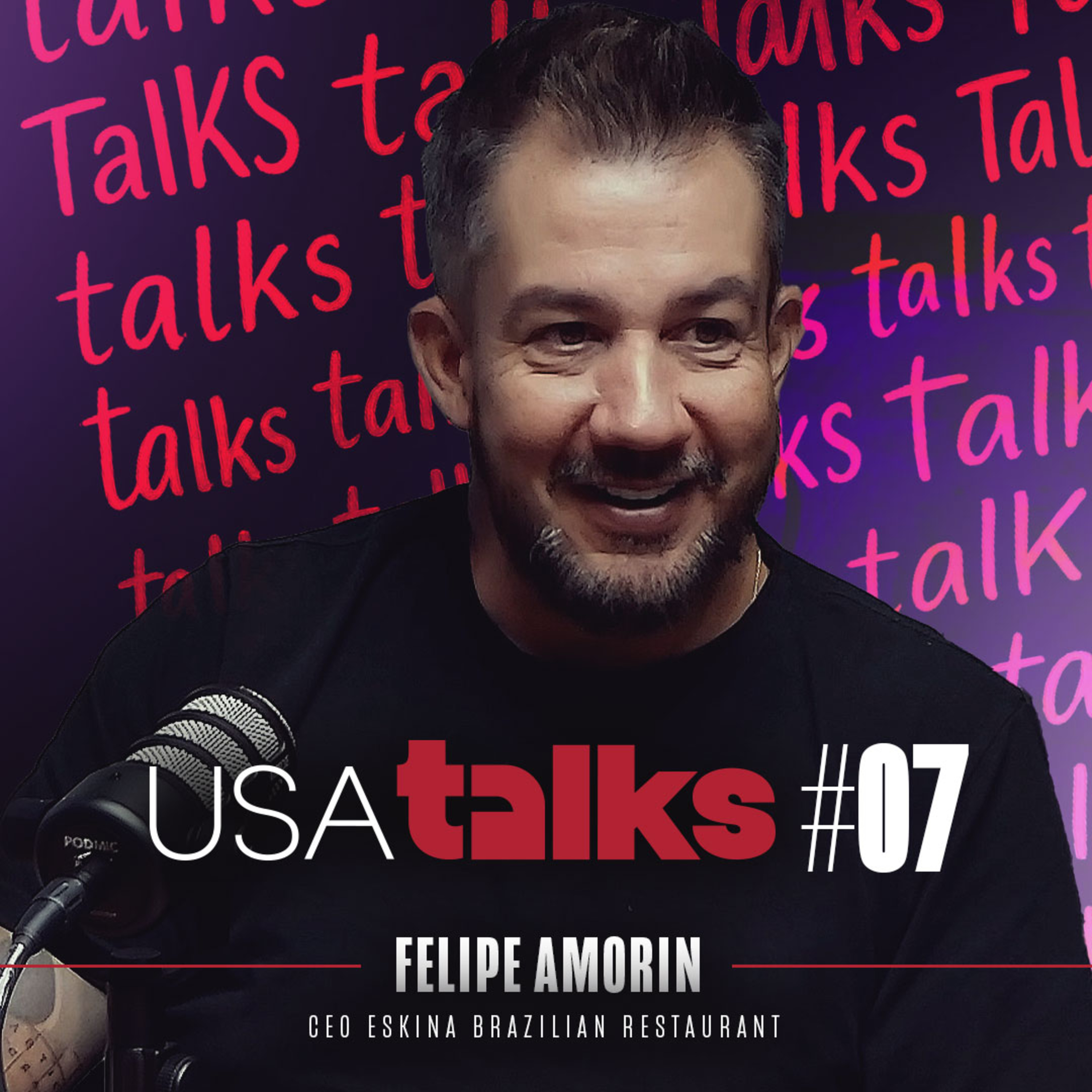 Como ele saiu da contabilidade no Brasil e criou uma rede de restaurantes nos EUA I USA TALKS #07 episode artwork