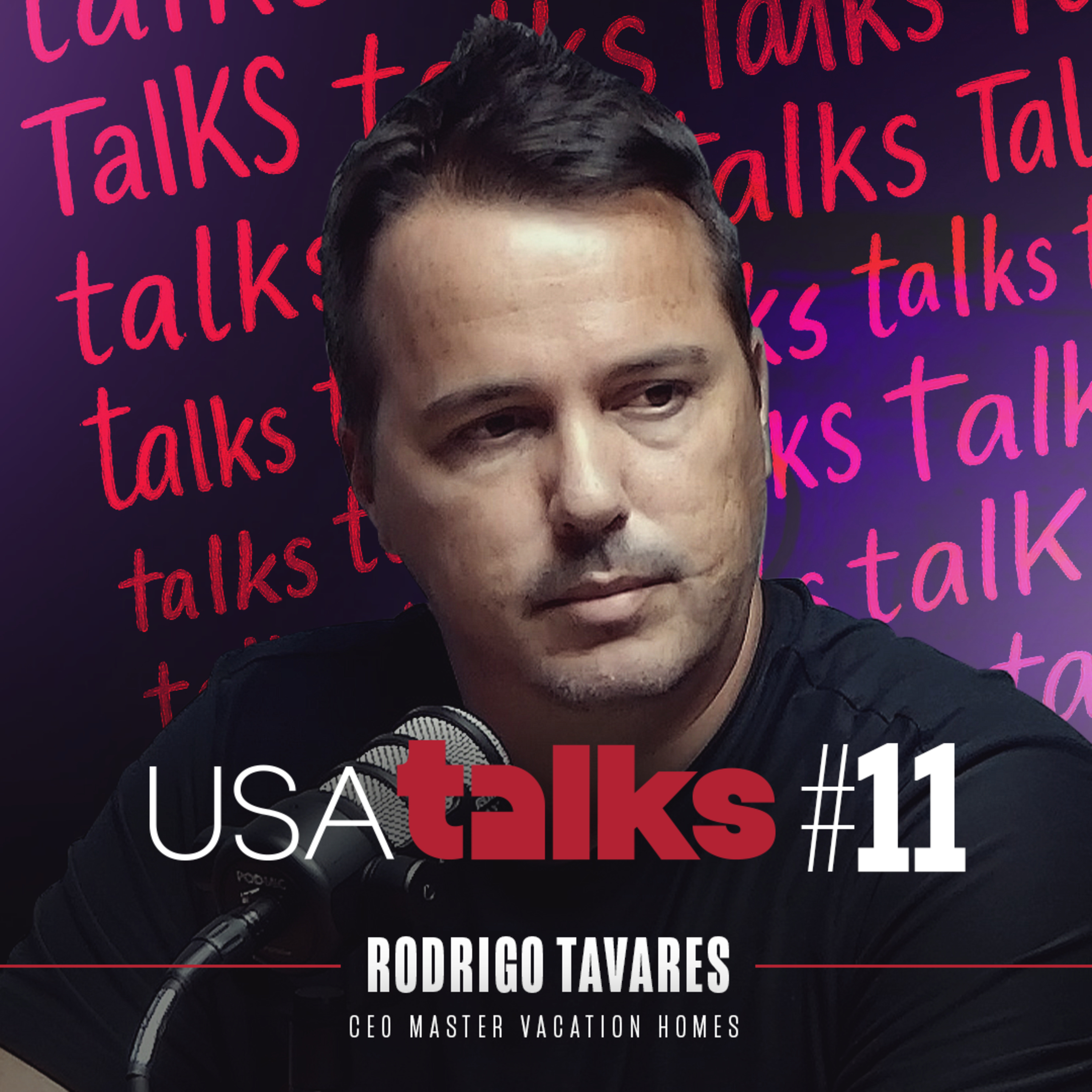 Ele é o Brasileiro que comanda Mais de 700 Casas de Férias na Flórida I USA TALKS #11 episode artwork
