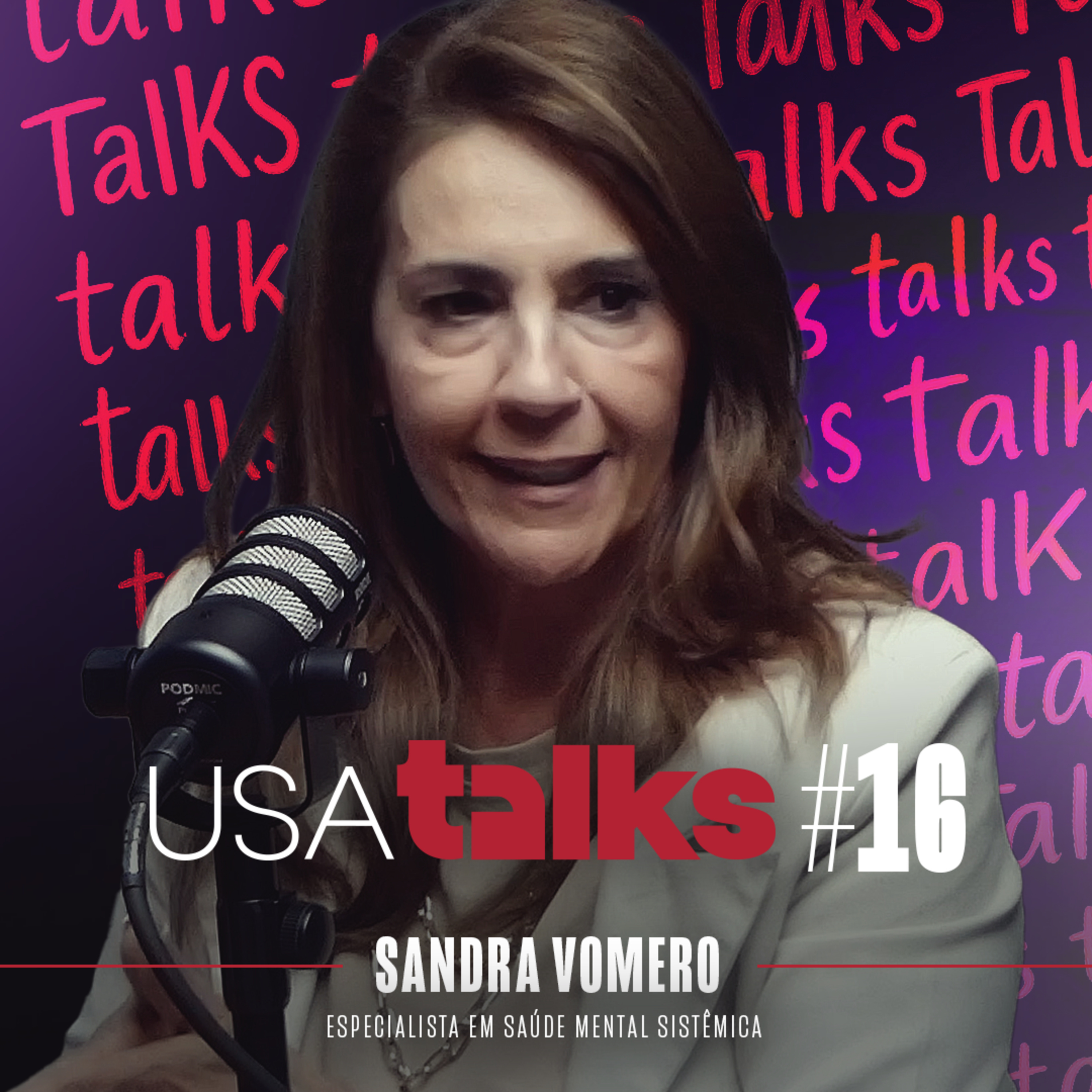 De Crises de Pânico a Harvard: A trajetória inspiradora de Sandra I USA TALKS #16 episode artwork