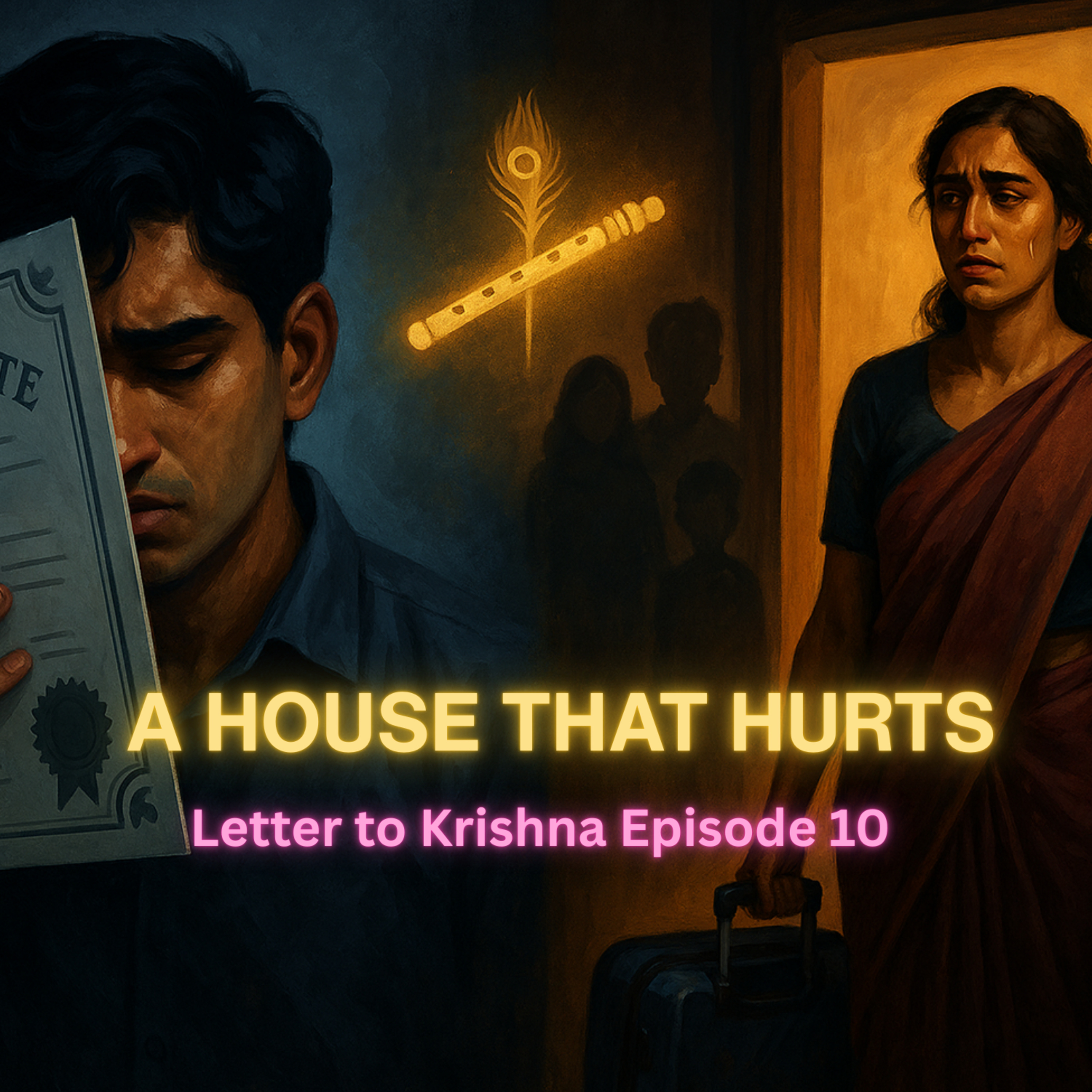 When Family Hurts & Identity Feels Lost 💔 | Letters to Krishna #10 | Modern AI Mystic episode artwork