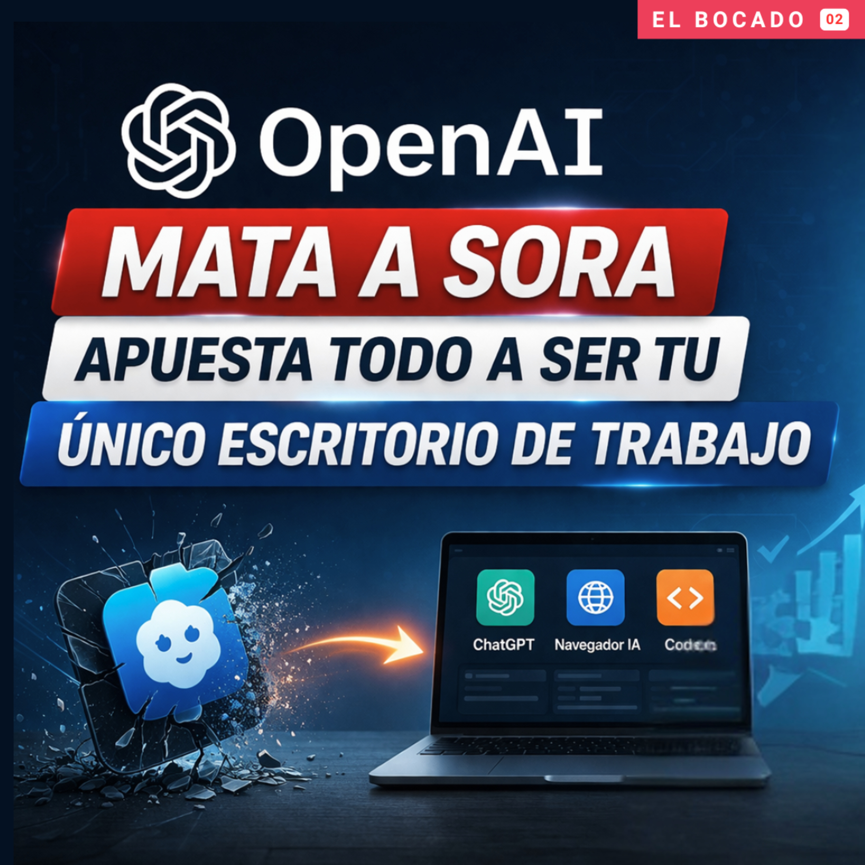 La GUERRA por la IA: ¿por qué OpenAI cancela Sora y su acuerdo con Disney? episode artwork