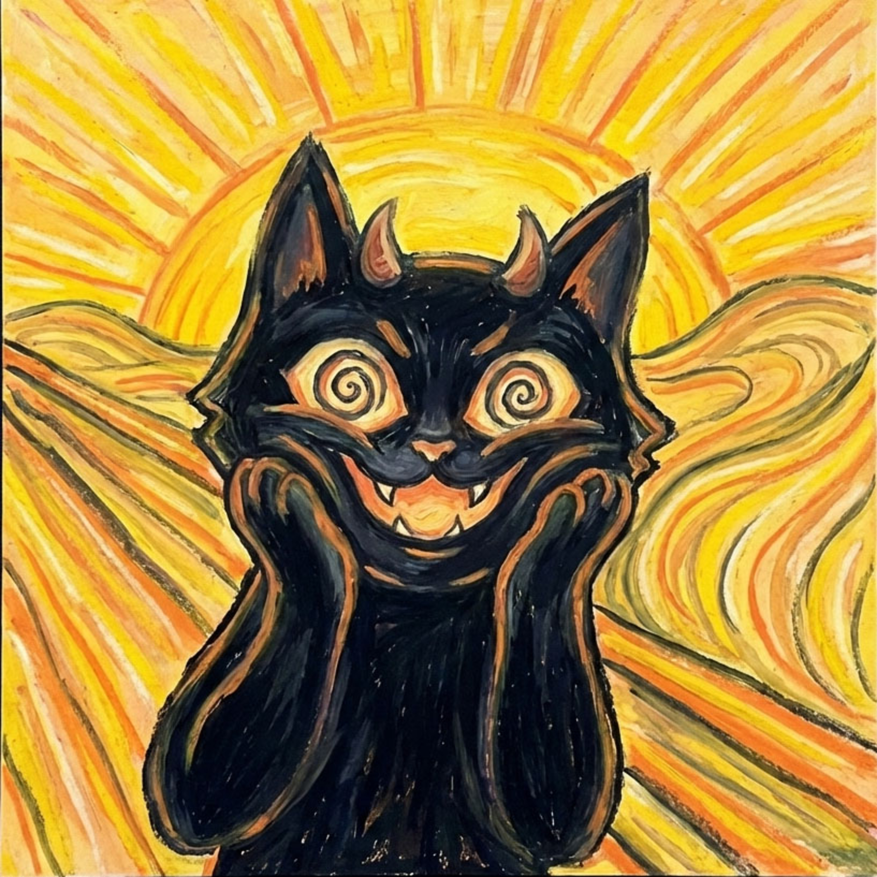 Demonic Cat, read by a muscled furry episode artwork