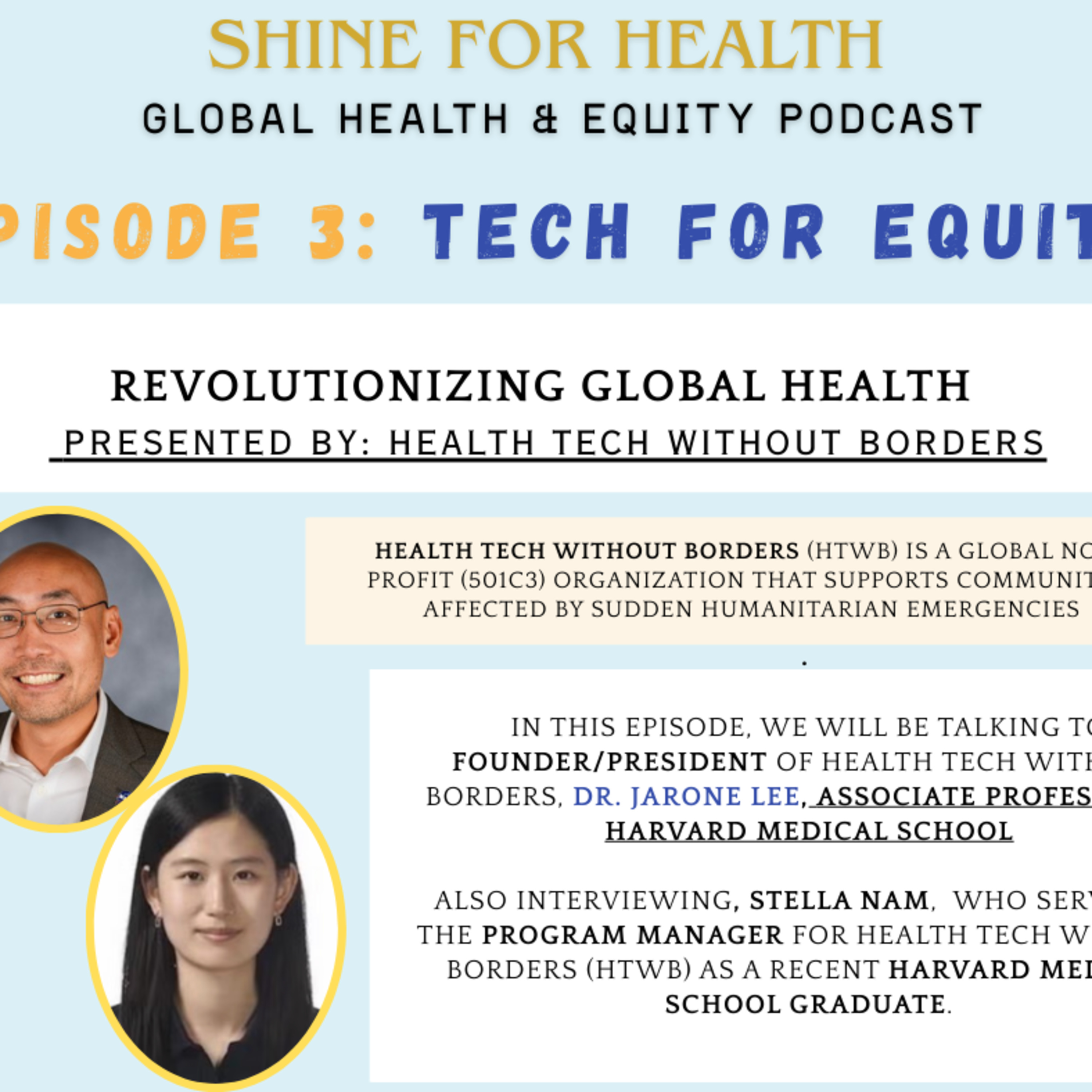 Tech For Equity -Revolutionizing Global Health  episode artwork