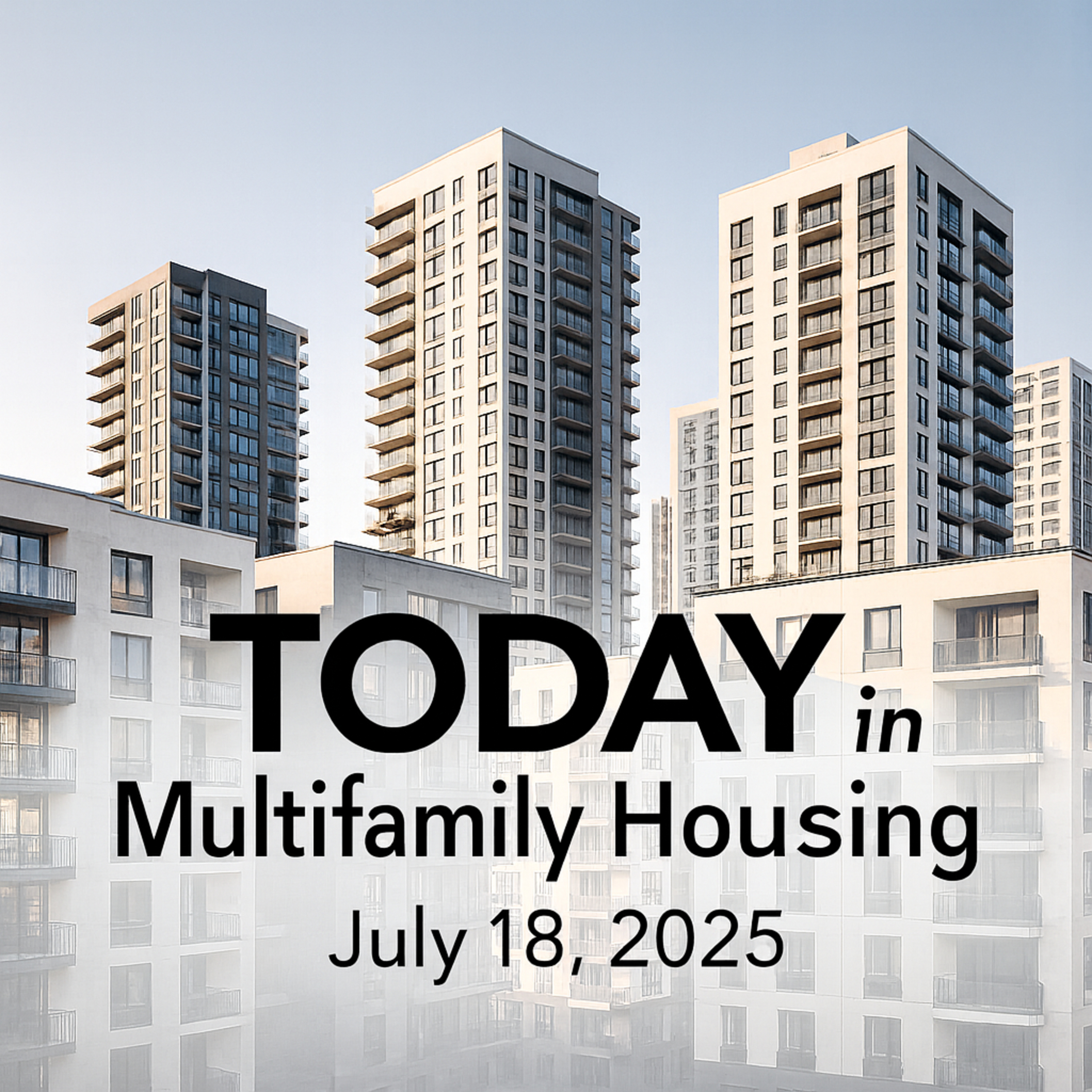 Today in Multifamily Housing