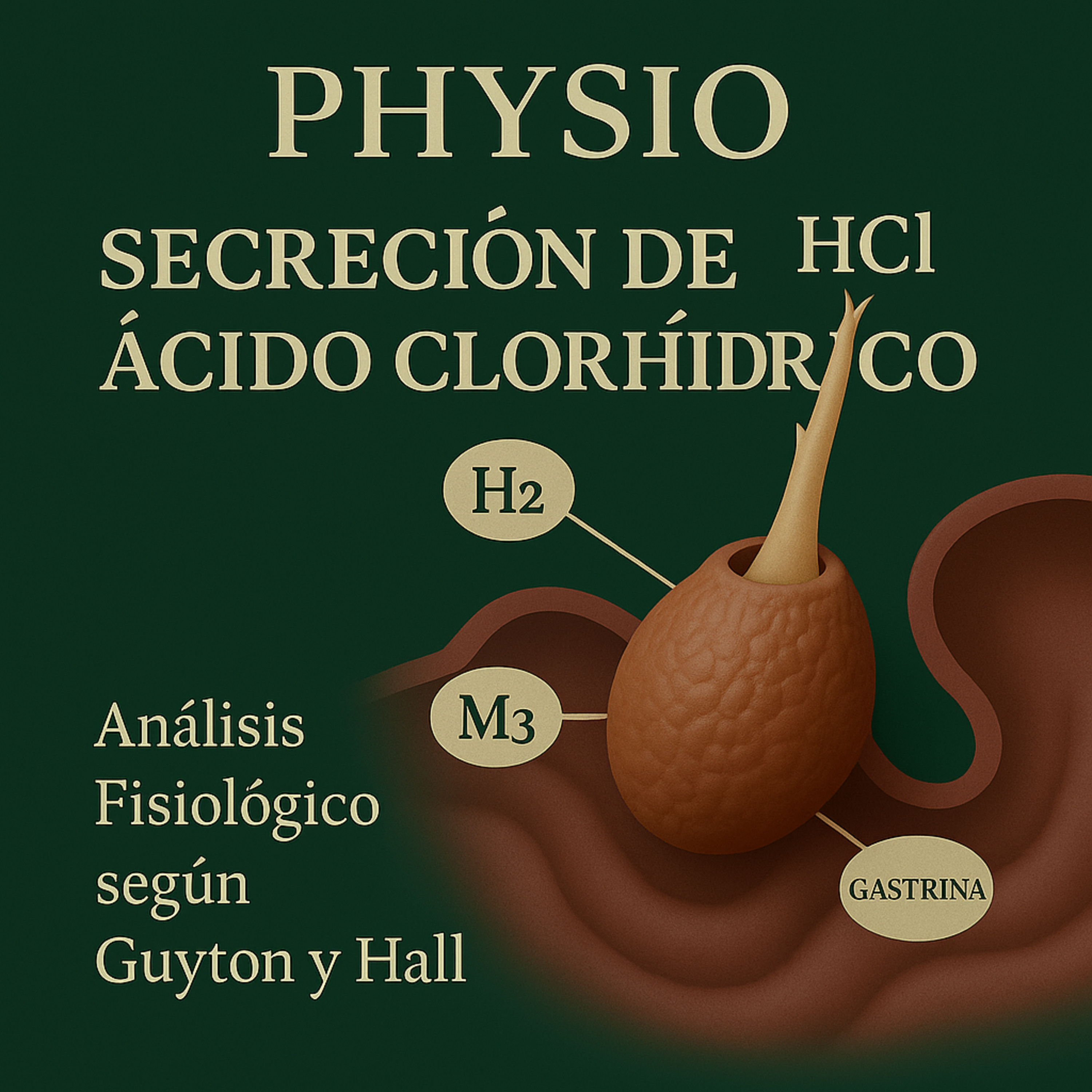 Secreción de Ácido Clorhídrico (Análisis fisiológico según Guyton y Hall) episode artwork