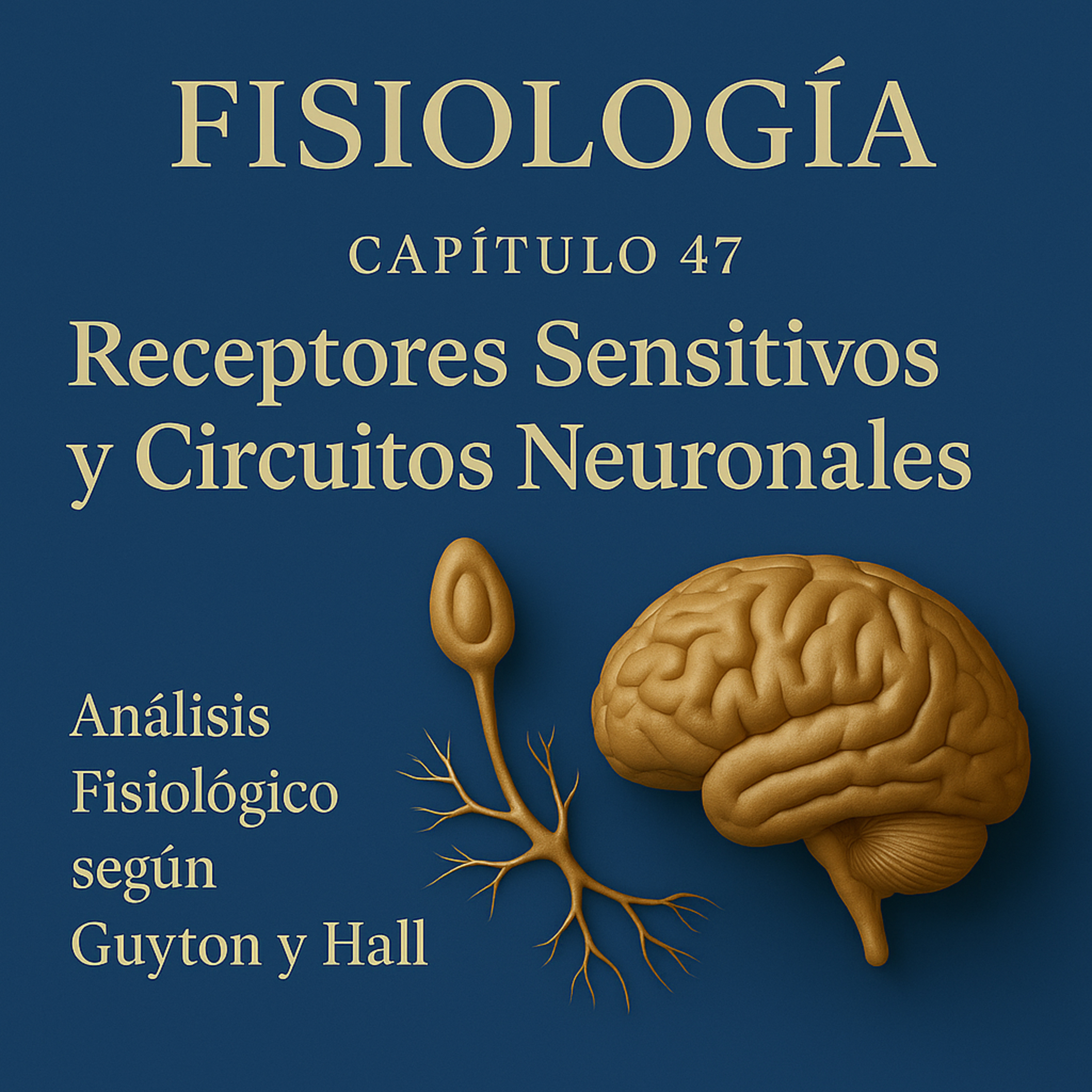 Receptores Sensitivos y Circuitos Neuronales (Análisis fisiológico según Guyton y Hall – Capítulo 47)
