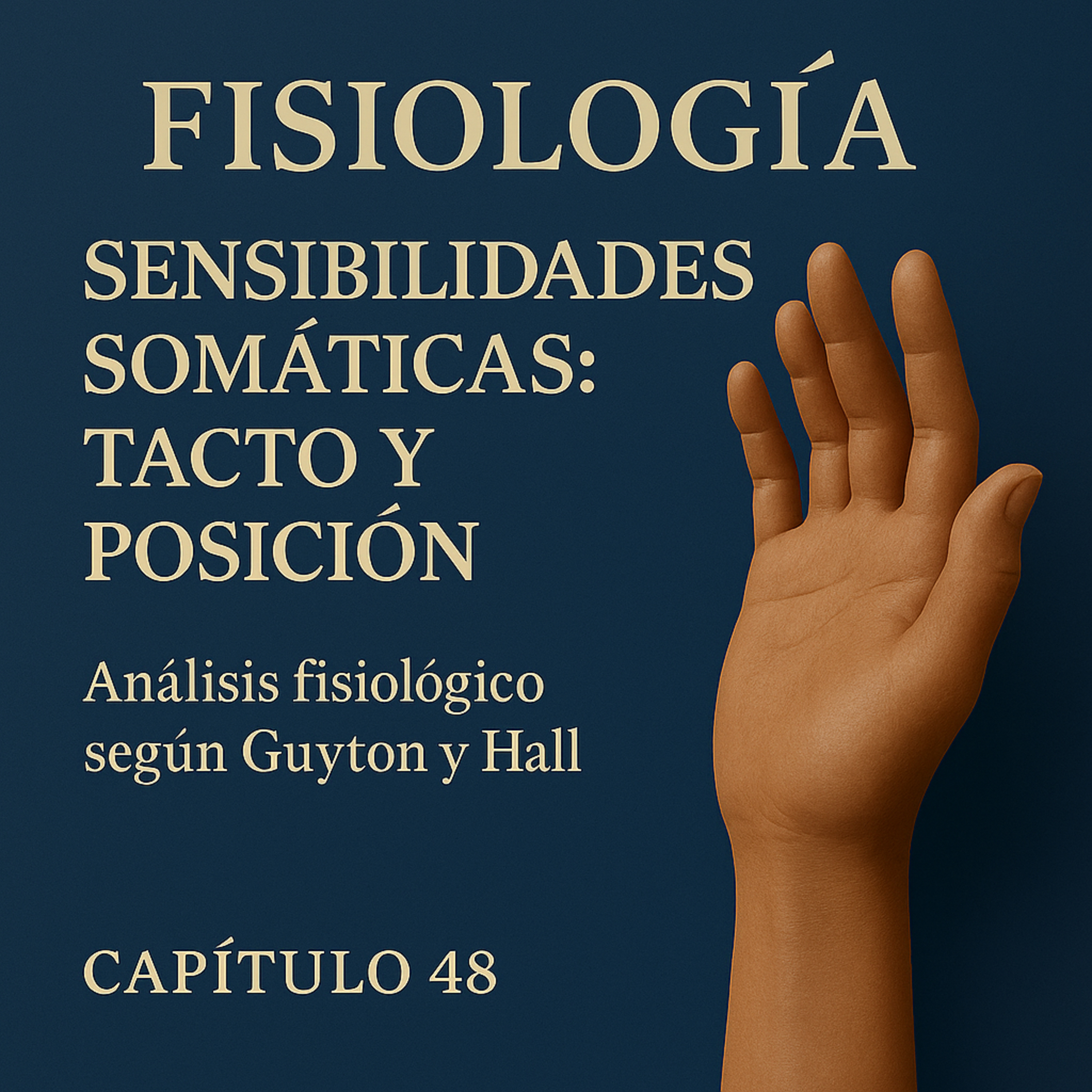 Sensibilidades Somáticas: Tacto y Posición (Análisis fisiológico según Guyton y Hall – Capítulo 48)