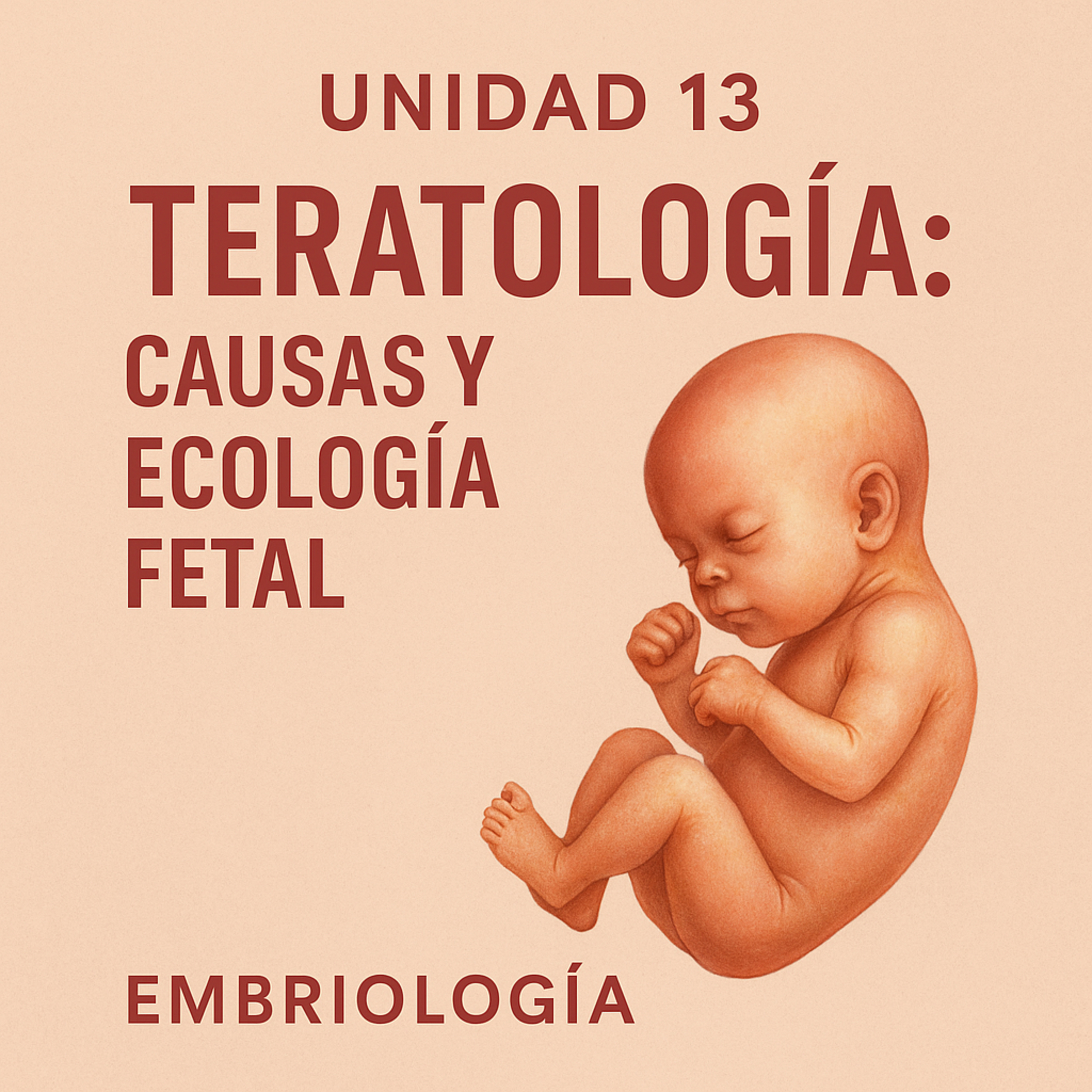 Unidad 13 – Teratología: causas y ecología fetal episode artwork