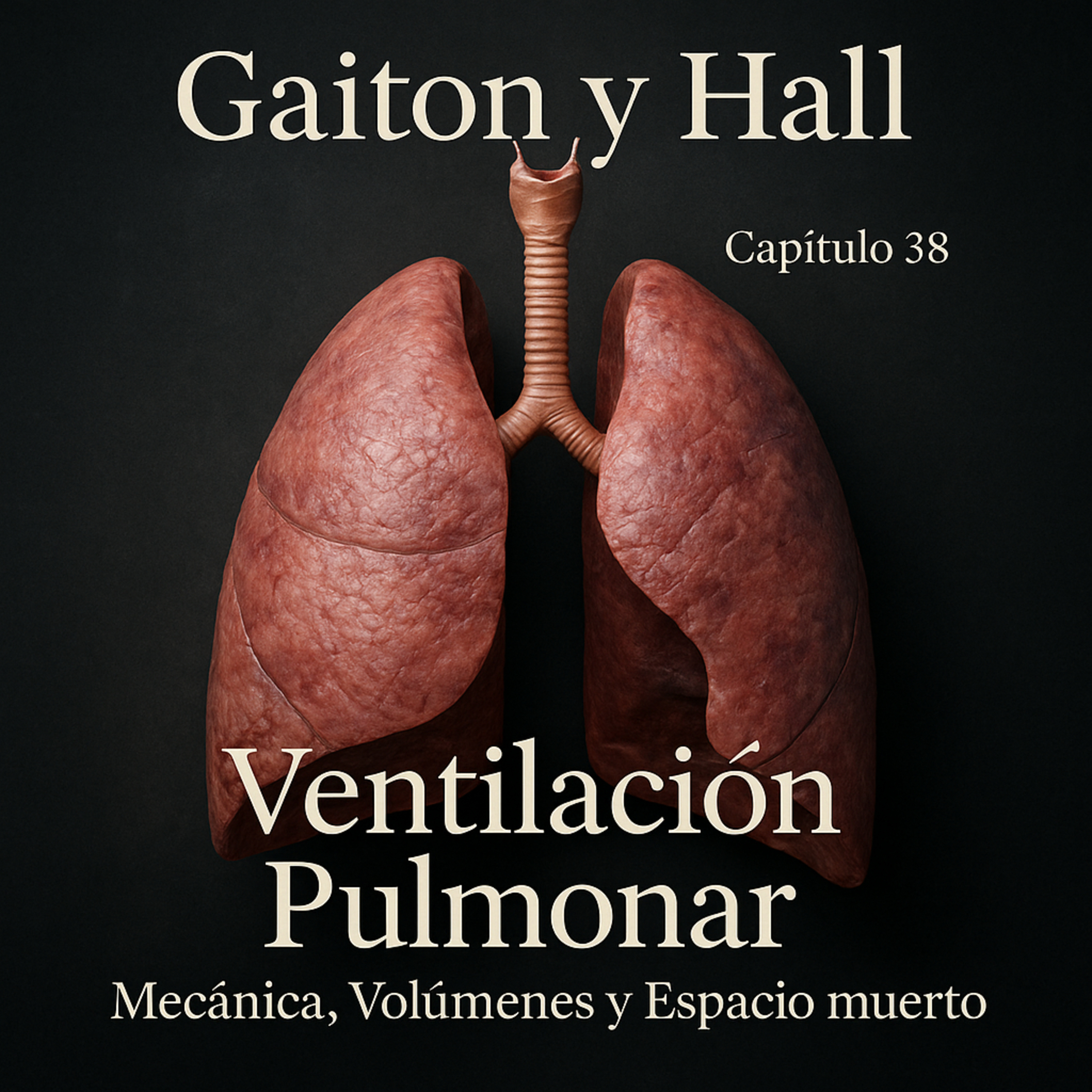Cap. 38 – Ventilación pulmonar: mecánica, volúmenes y espacio muerto episode artwork